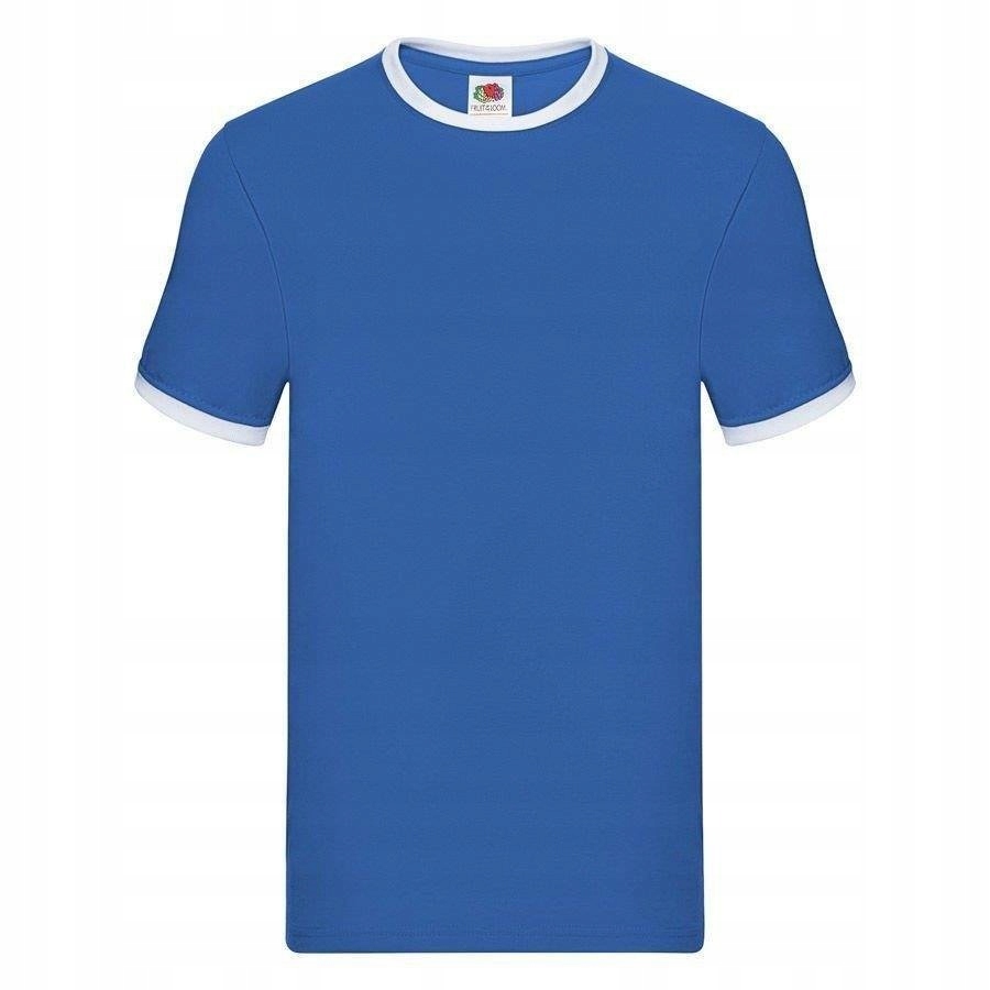 

Męska koszulka Tshirt Fruit Ringer c.nieb/biał M