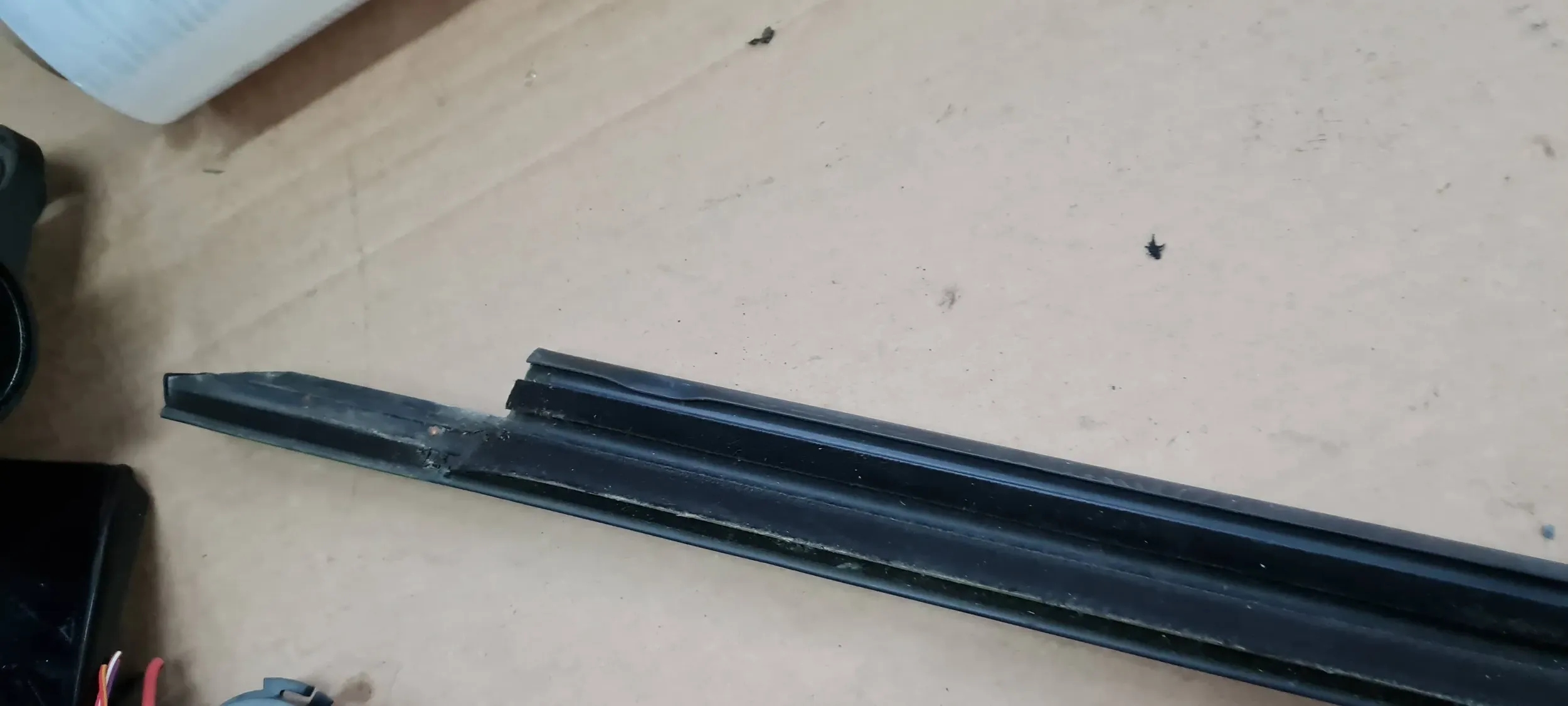 A6 C7 4G moulding dust left left rear part SLINE POLYSK 4G0853763D