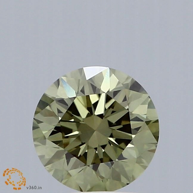Diament laboratoryjny kolorowy 1.06ct ROUND Fancy Intense Green VS1 (IGI)