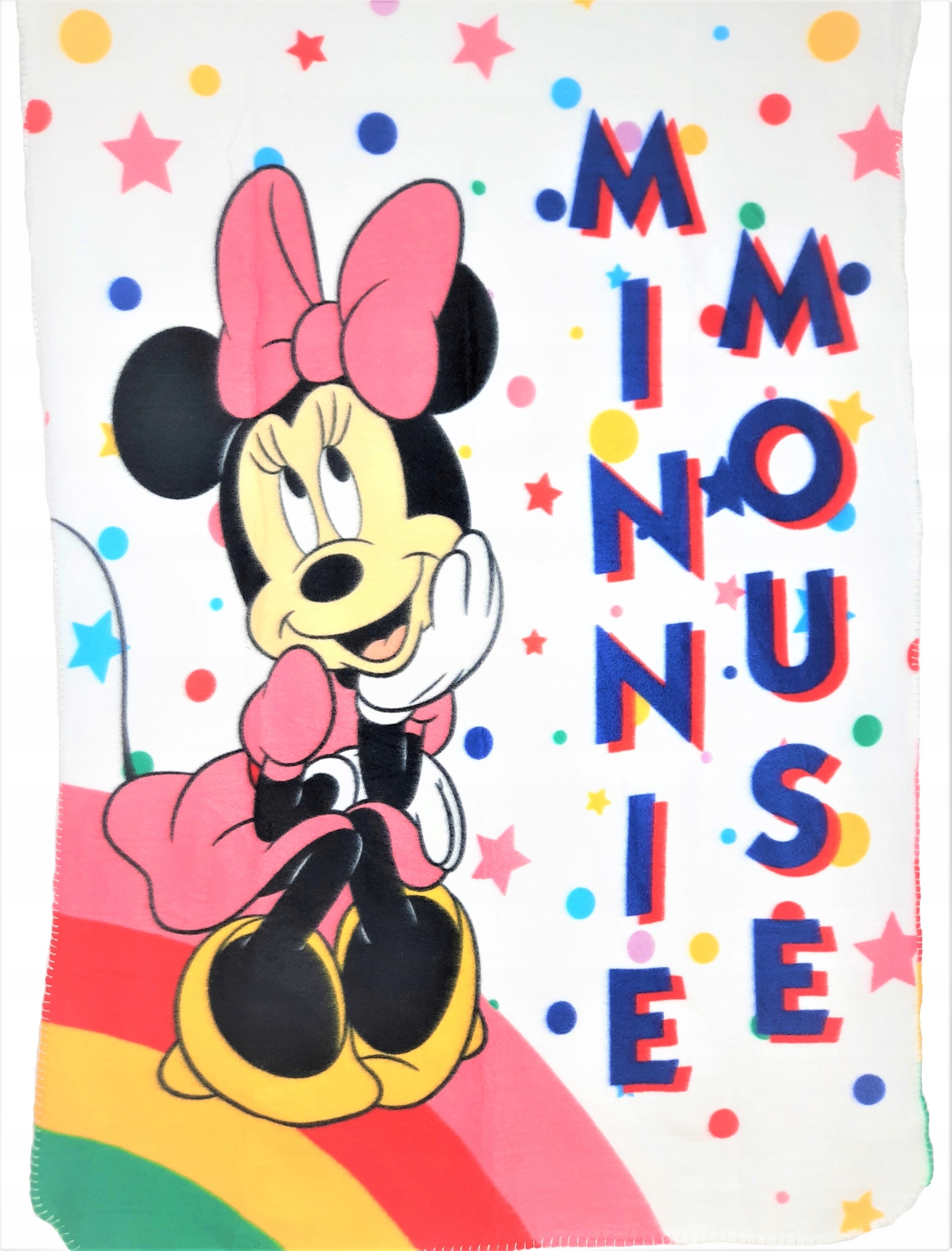 

Koc dziecięcy polarowy Myszka Minnie 100x145 kocyk
