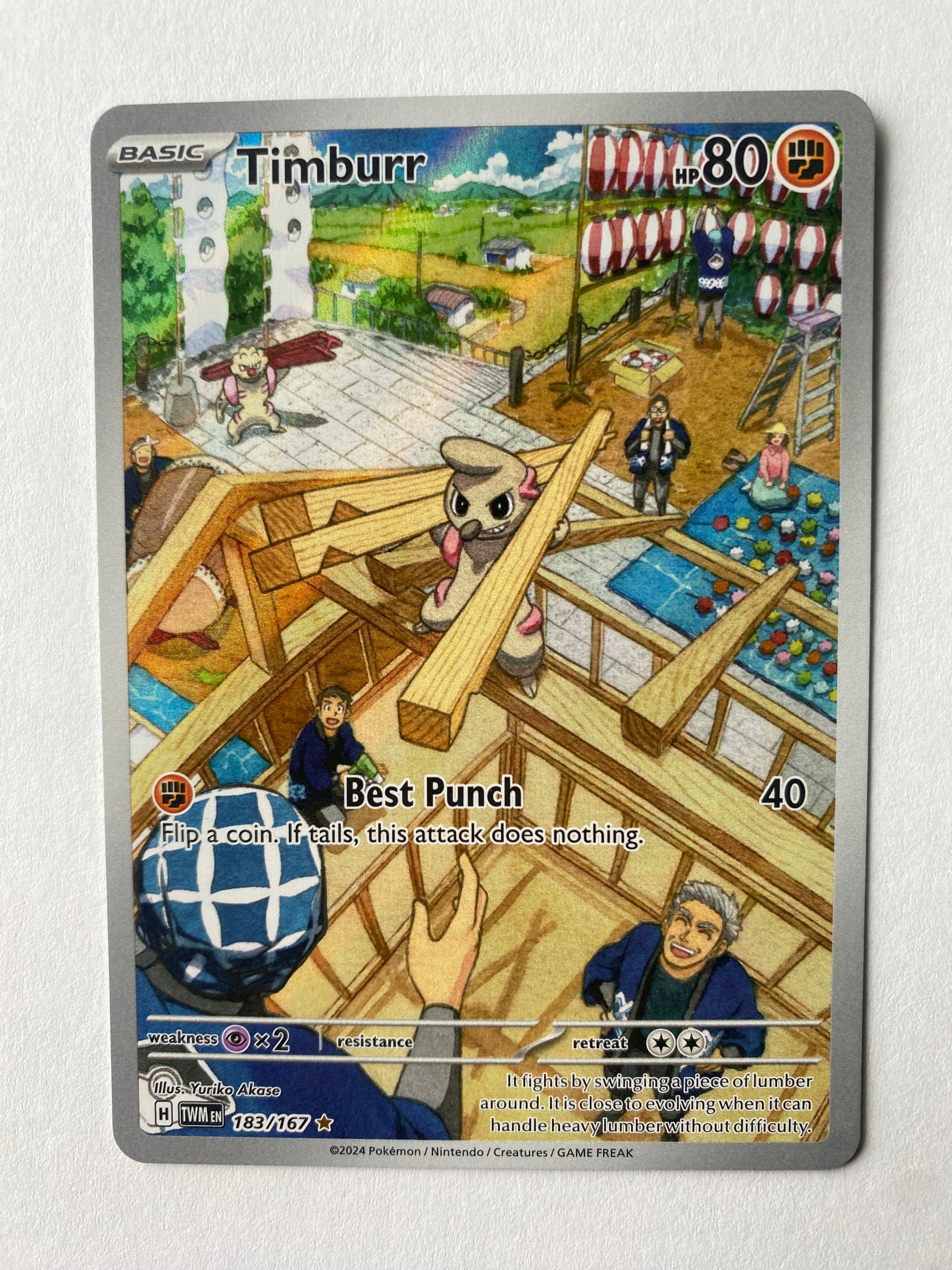 Karta Pokemon: Timburr (TWM 183)/ Twilight Masquerade