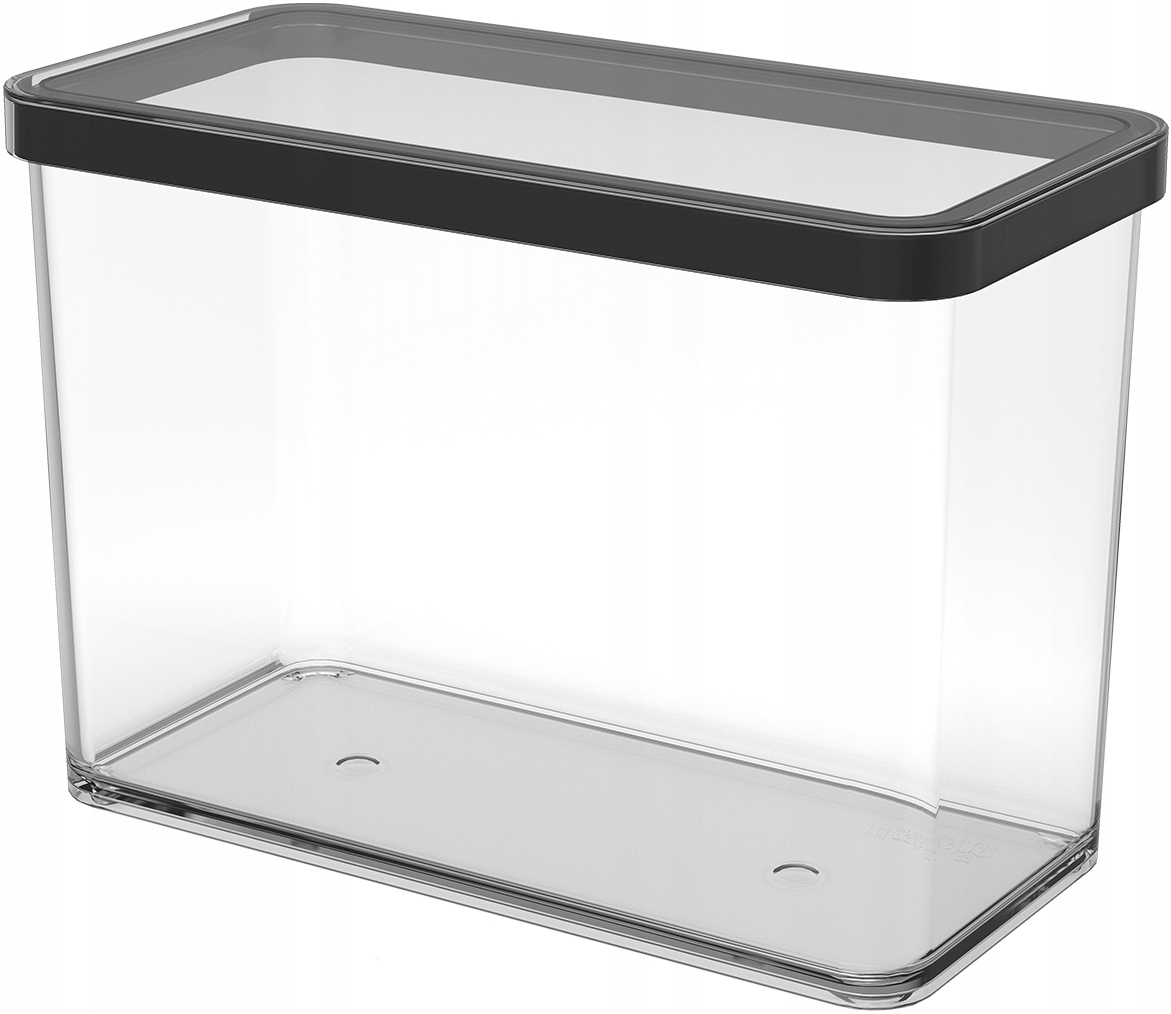 

Pojemnik na żywność plastikowy Rotho 2,1 l Czarny