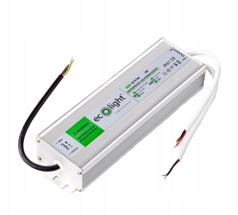 Led zdroj Ecolight IP67 12V 16,67A 200W Premium