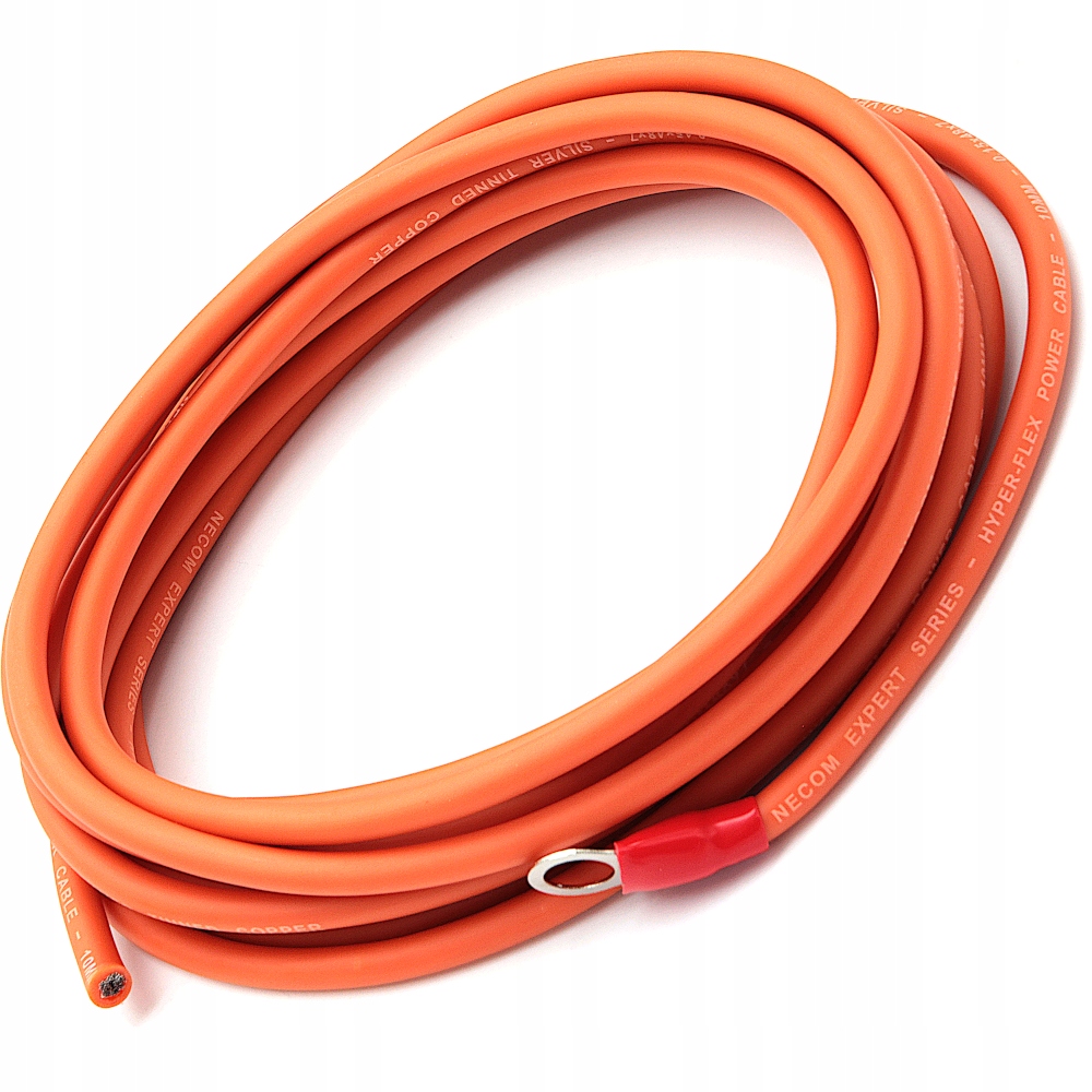 NECOM PRZEWODY KABLE DO WZMACNIACZ SUBWOOFER TUBA ZESTAW SOLIDNE 10mm2 Kod producenta CK-J10