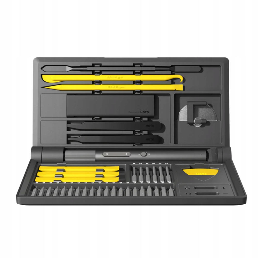 Elektrický šroubovák s bity v sadě Hoto QWLSD012