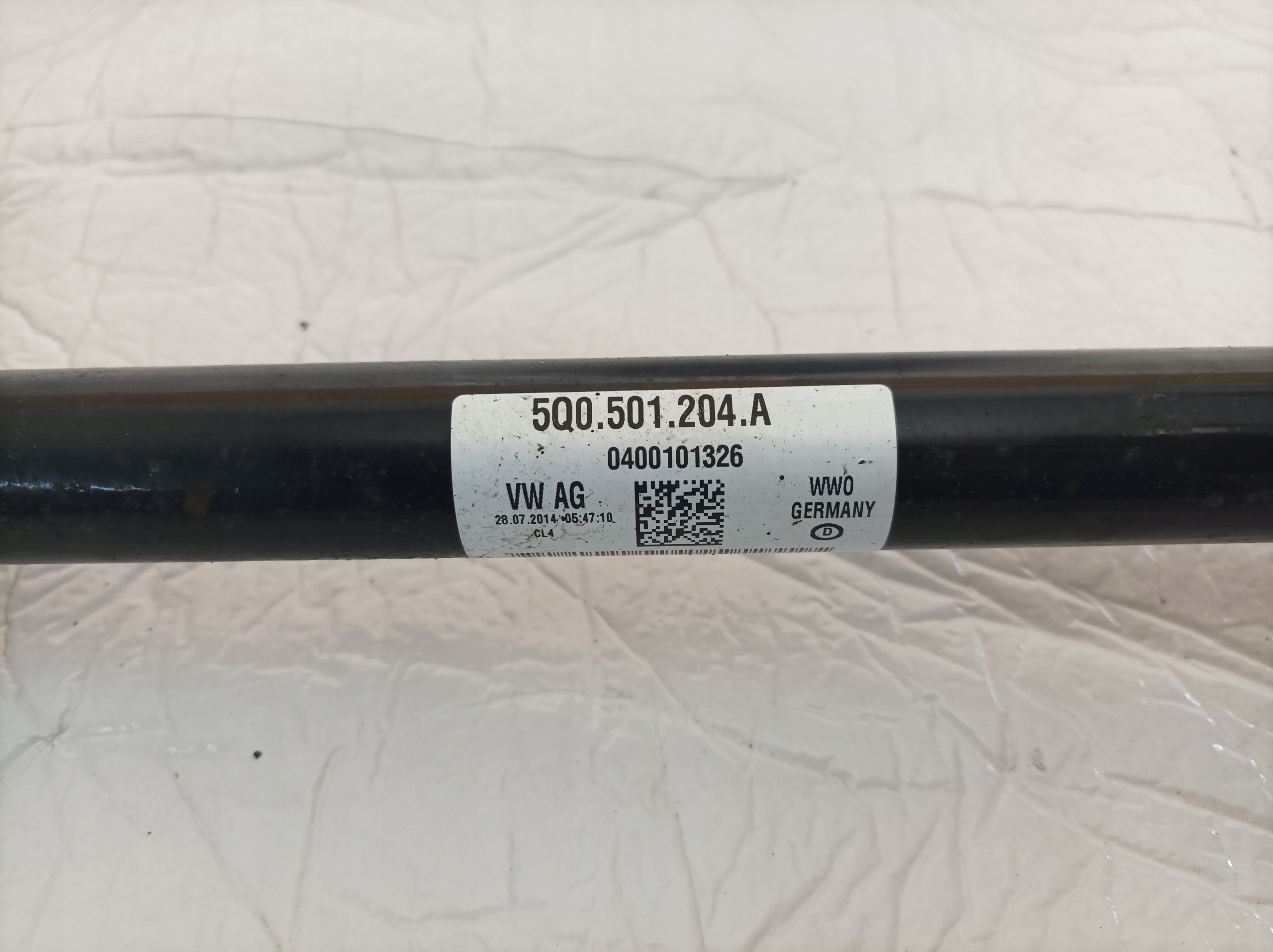 Audi A3 S3 8V 5Q0501204A semi-axis right rear part