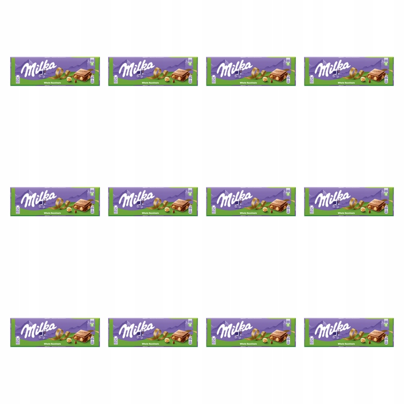 Milka Whole Nuts 250g X12