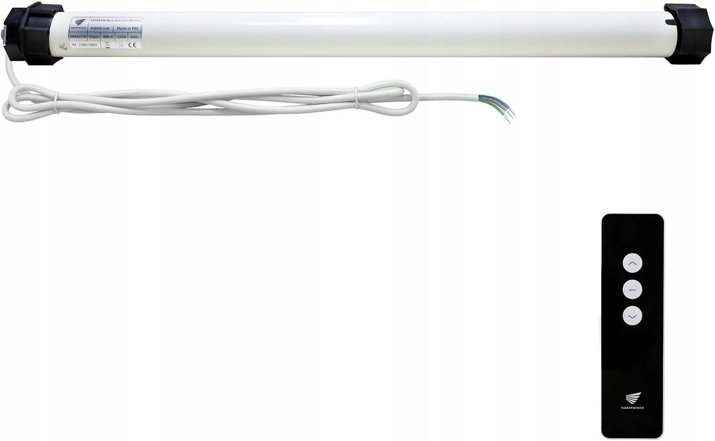Motor Pre Rolety Smartwings 20 Nm Elektrický, Nastaviteľný S Diaľkovým Ovládaním Smart