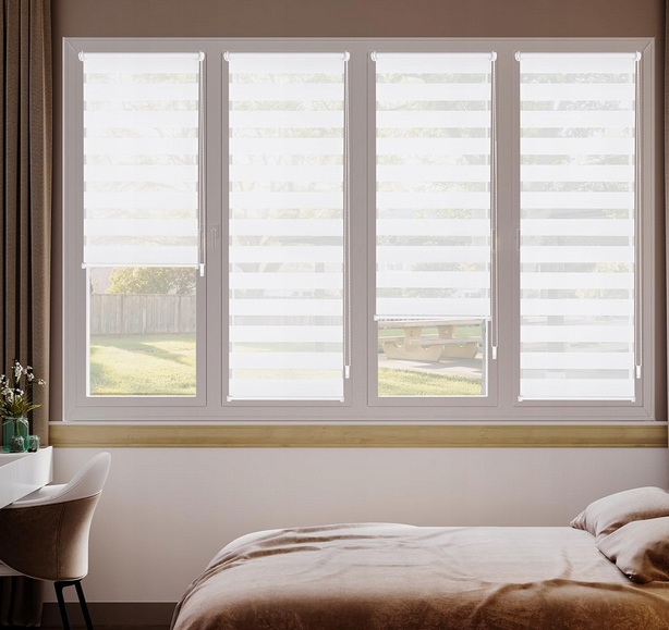 SEKEY ROLETA DZIEŃ-NOC WYMIAR 105X130 BIAŁA Kod producenta 38Z-WE-1053