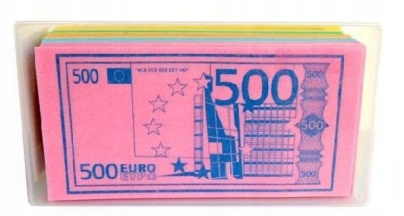 oplatek jedlý papír bankovky Euro 200ks