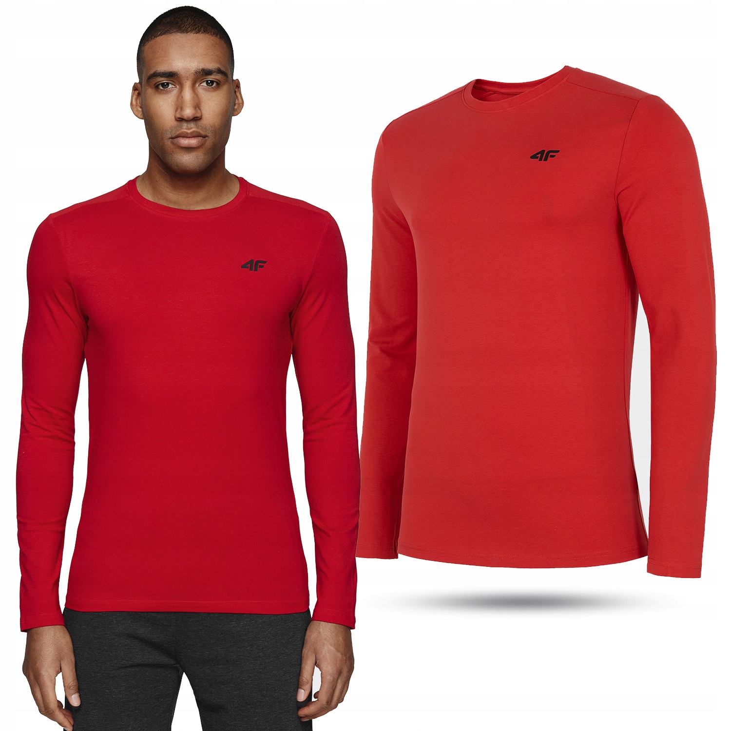 

Koszulka Męska Longsleeve 4F H4-TSML001 Bawełna