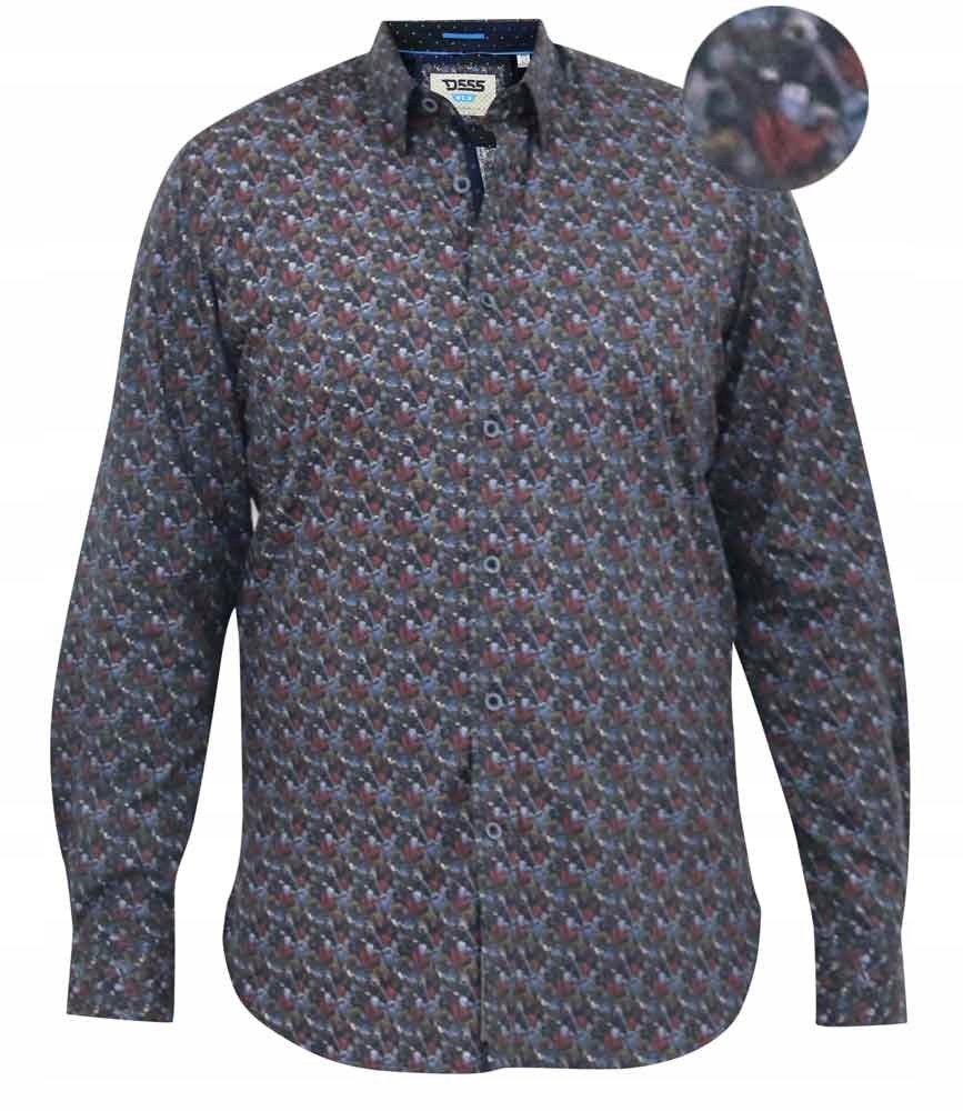 Duke D555 Nadměrná Velikost Ležérní Košile 3XL 148cm