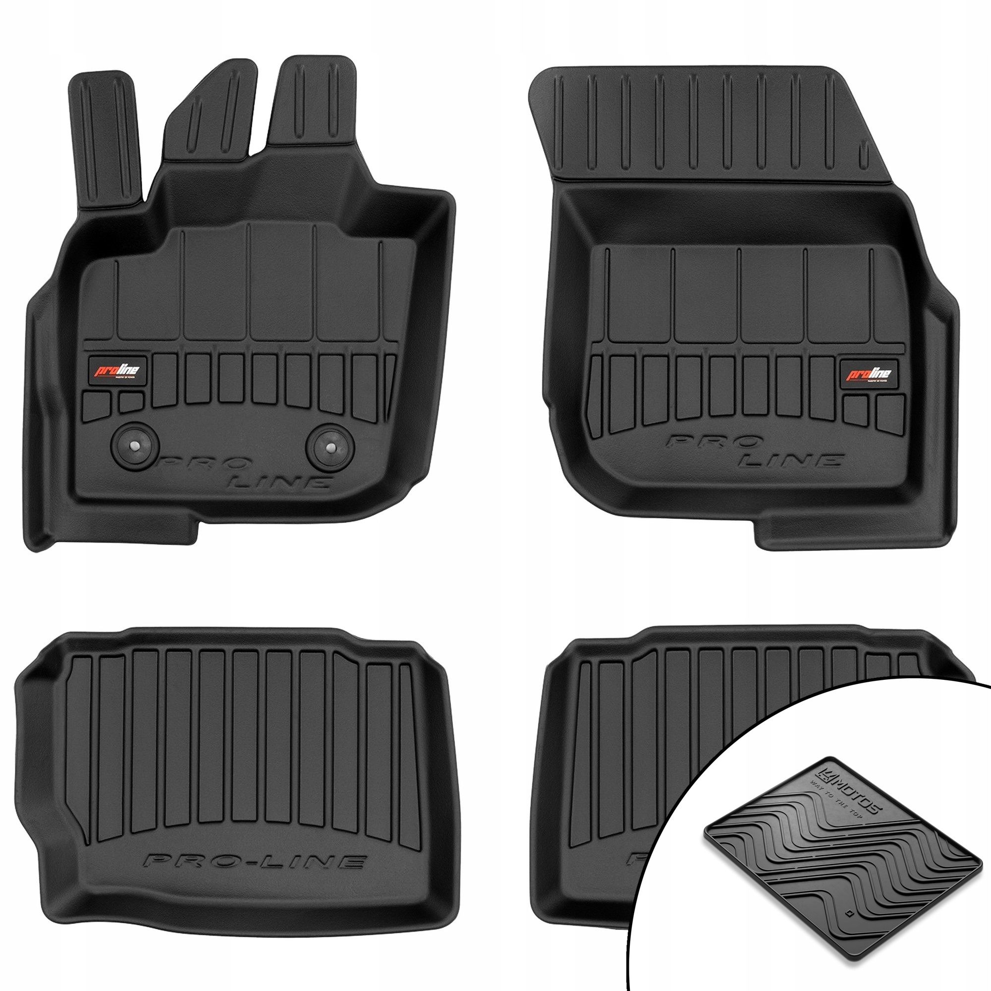 3D gumové rohože Ford Mondeo V 2014-2022 rohož zdarma