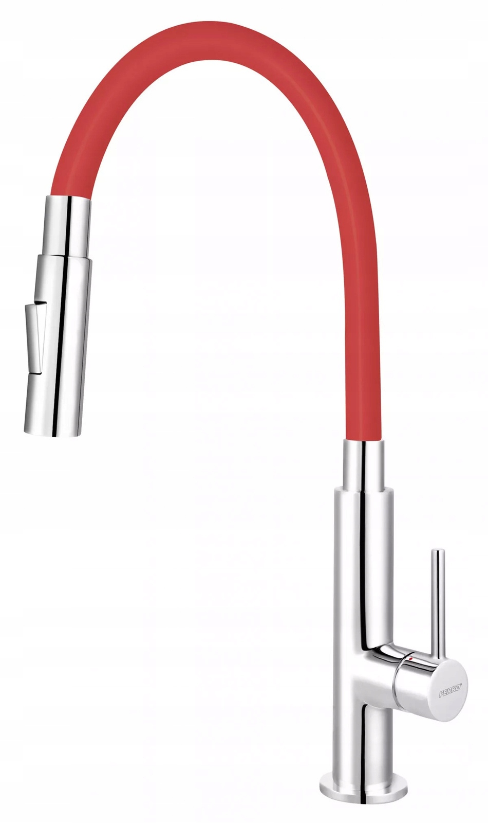 Ferro Kuchynská Batéria Zumba Slim, Červená/chrómová