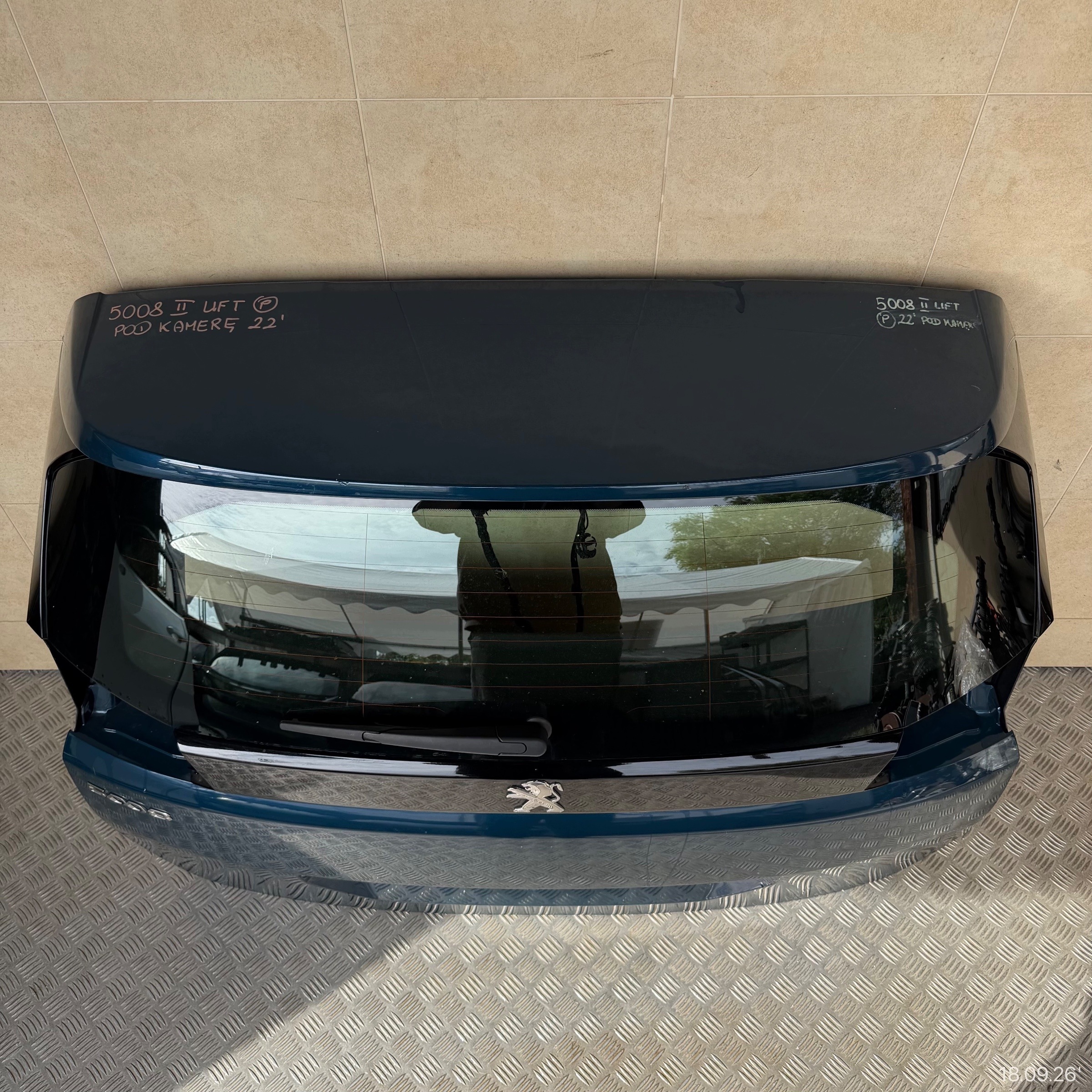 boot doors complete PEUGEOT 5008 II LIFT 2022 ROK below KAMERE