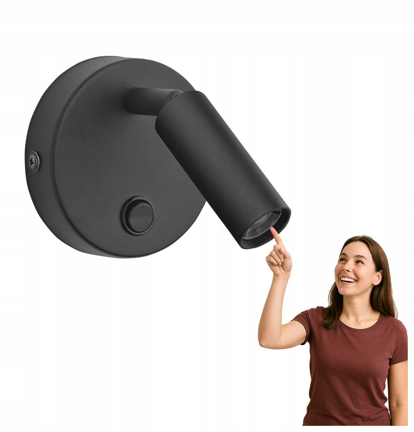 Pohyblivé nástěnné svítidlo Enzo Black 4237 Tk Lighting