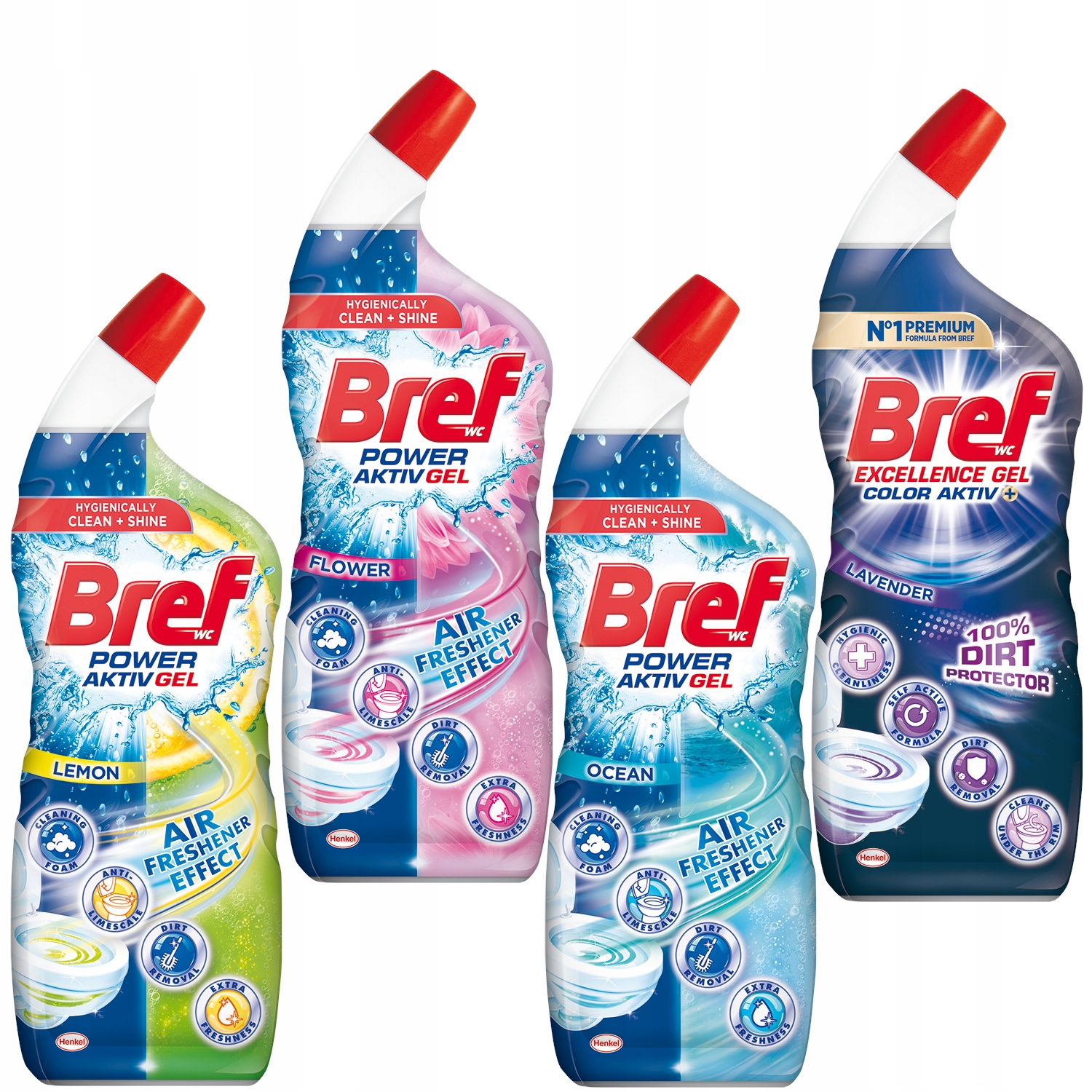 

Bref Hygiene Żel do Wc Idealny Połysk 4x 700ml