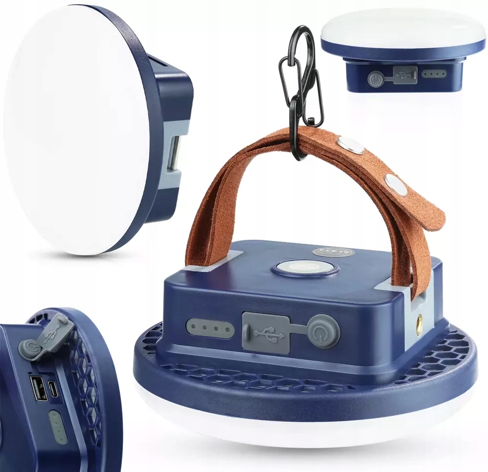 Multifunkční Výkonná Turistická Led Kempingová Lampička Powerbank Magnet