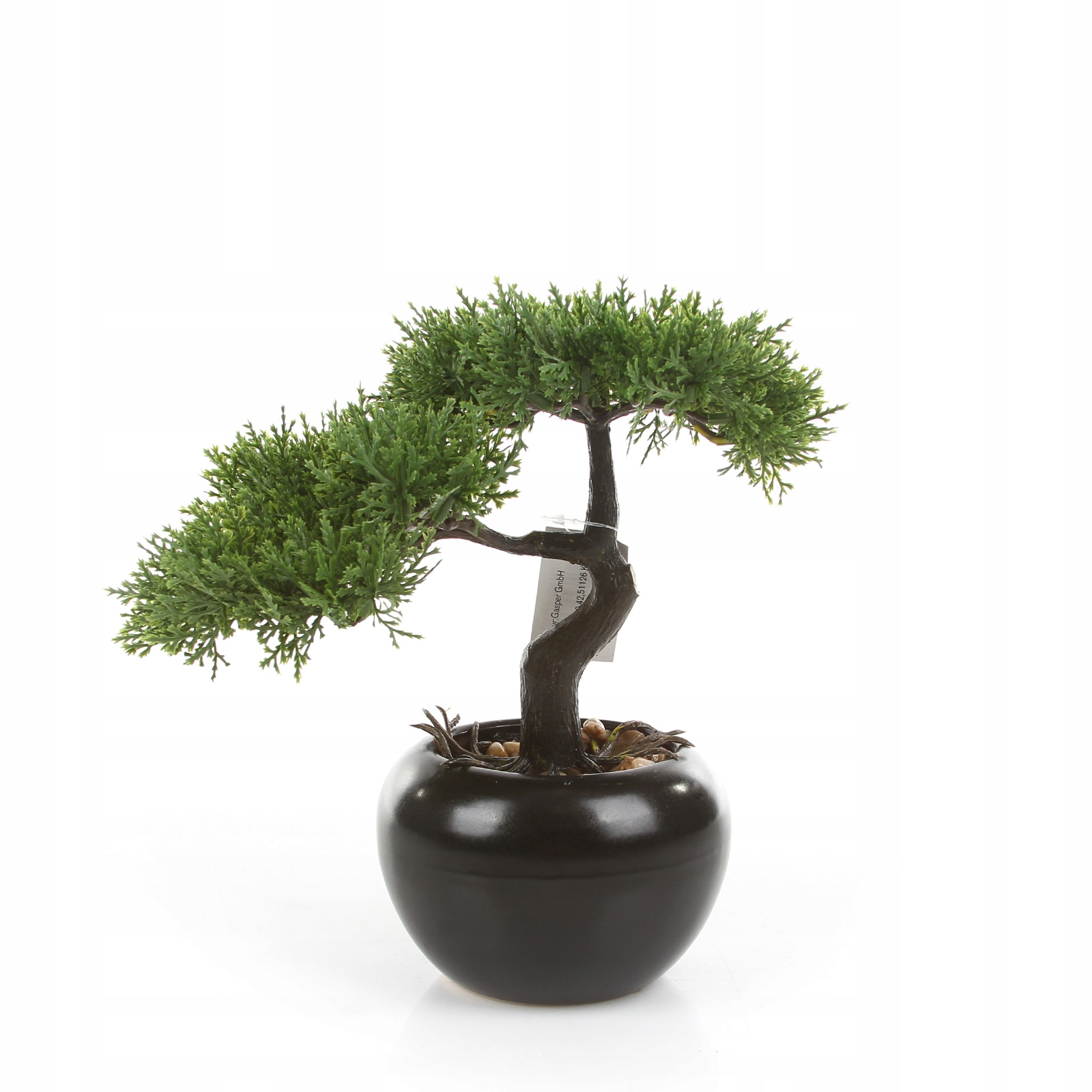 

sztuczny Bonsai Cedr 25 czarna ceramiczna doniczka
