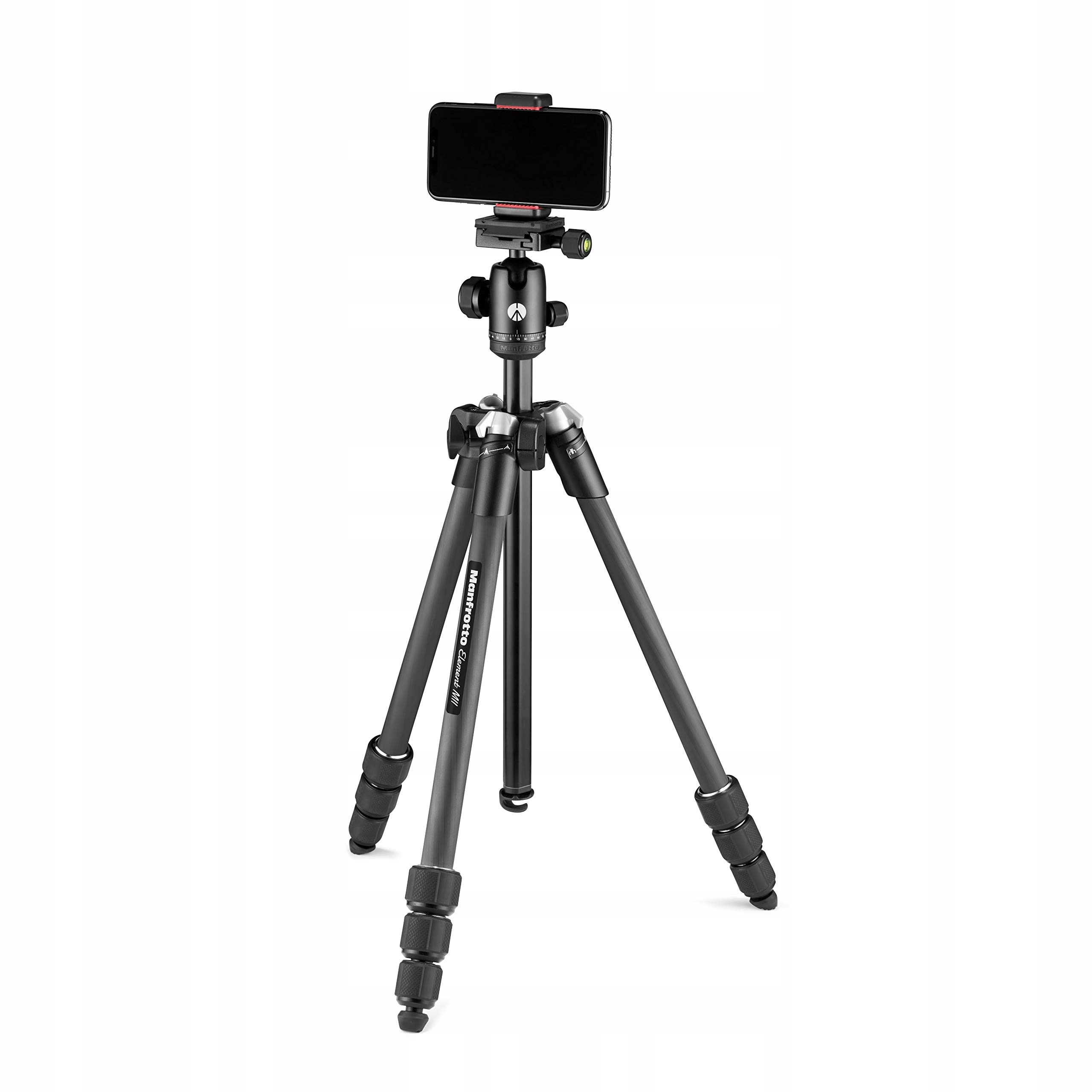 MANFROTTO Element MII Statyw Carbon Do Aparatów i Smartfonów Bluetooth — miniatura 4