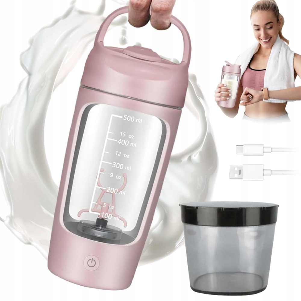 Elektrický Mixér Na Míchání Mléčných Proteinových Nápojů 650 ML