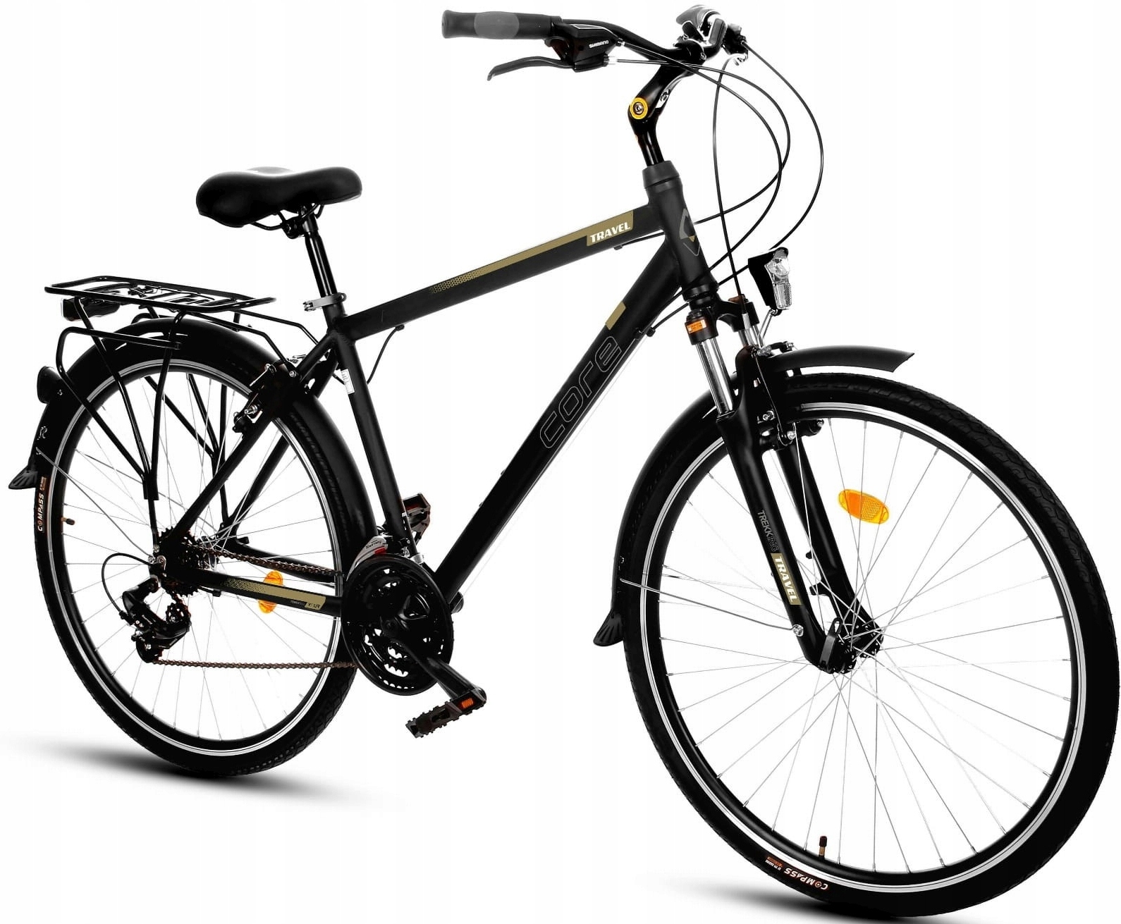 Rower trekkingowy Core Travel 28 19" aluminium