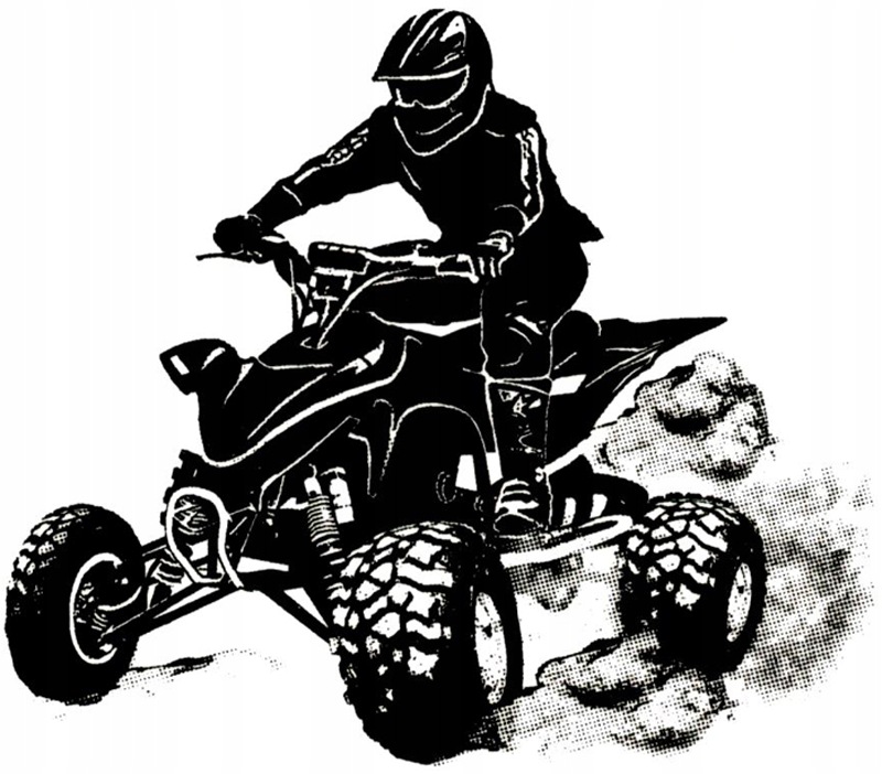 Naklejka Quad Atv Off Road Tuning