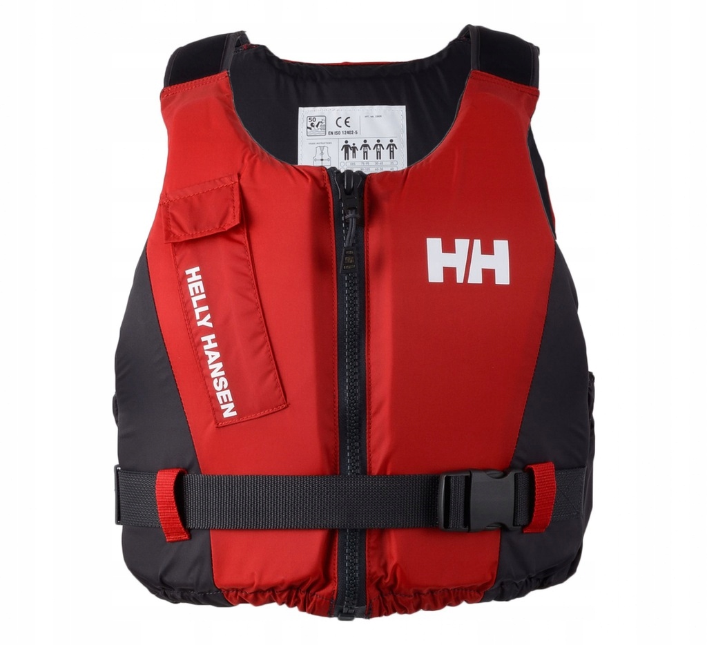 Kamizelka Żeglarska Regatowa Kapok HELLY HANSEN 30-40kg 33820 CZERWONA Płeć nie dotyczy