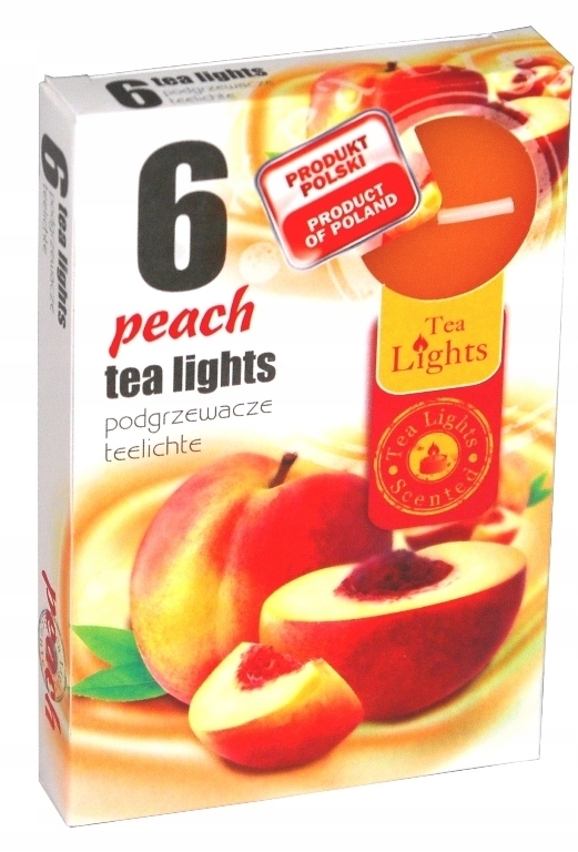 

Tealight Podgrzewacze 6 Szt Świeczki Peach 271
