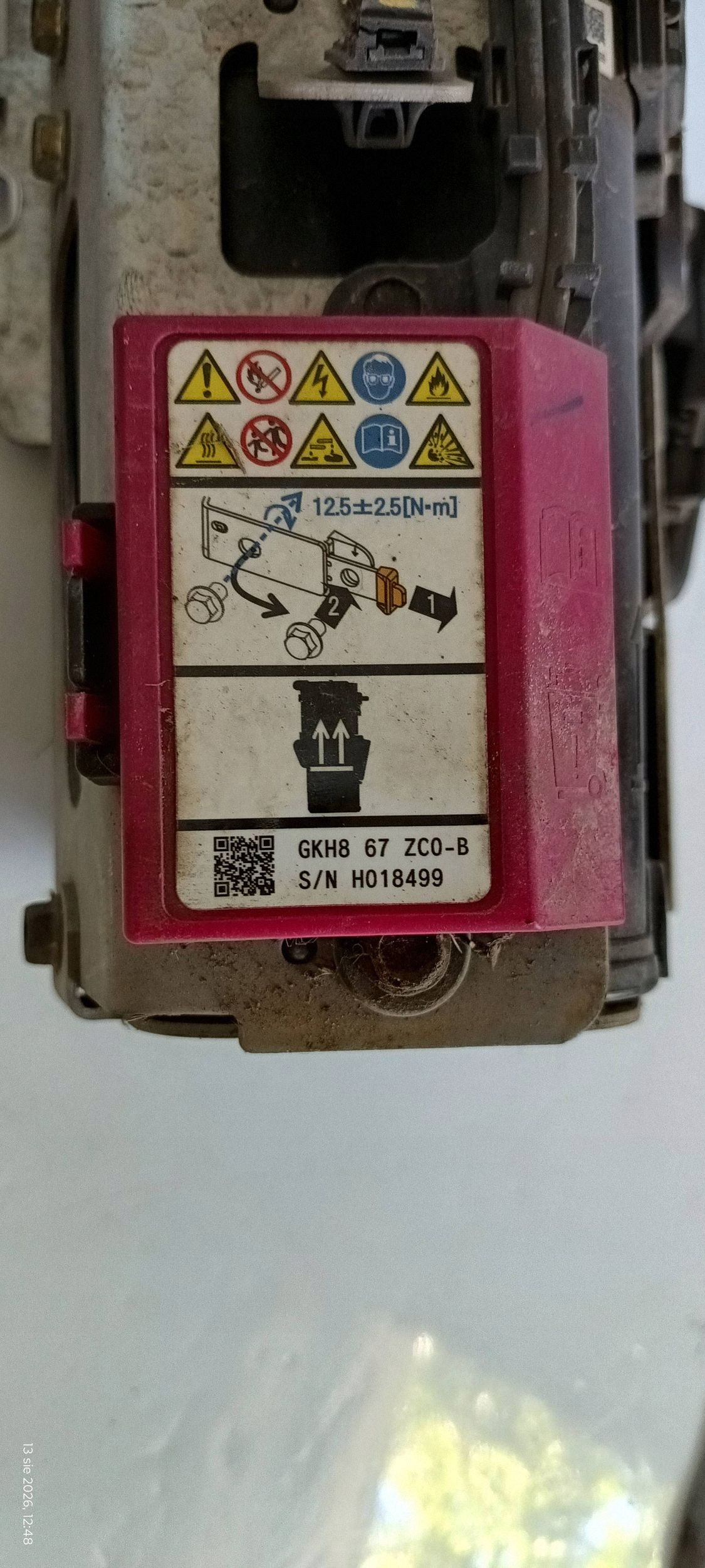 KONDENSATOR de tension module START-STOP MAZDA 6 GJ GKH867ZC0-B