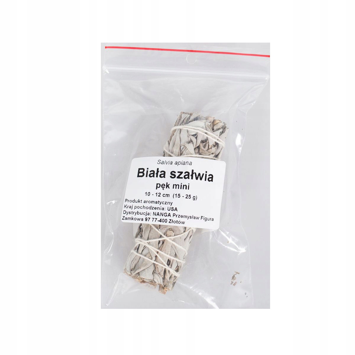 

Biała szałwia pęk mini 15-25g Nanga