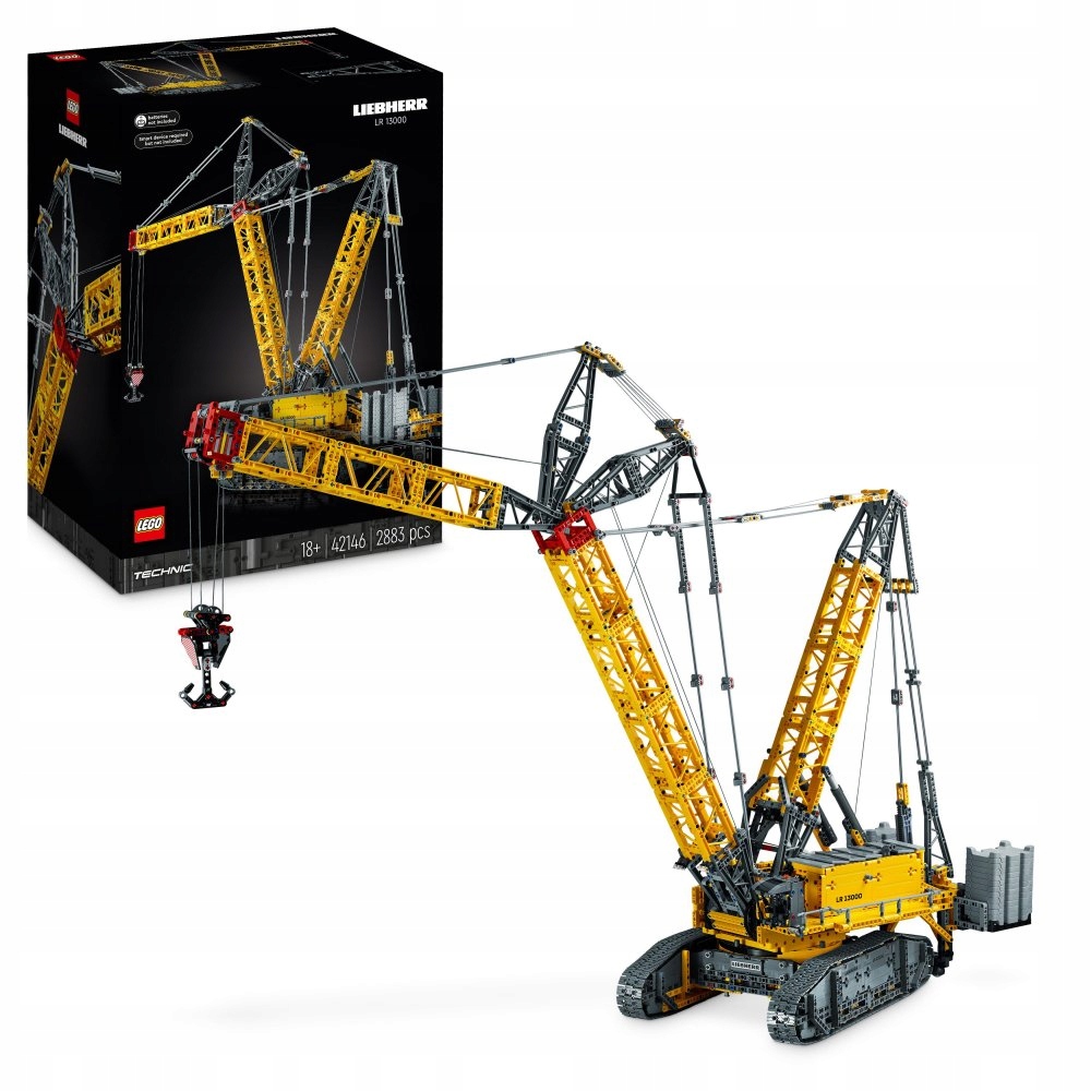 Lego Technic Pásový jeřáb Liebherr Lr 42146