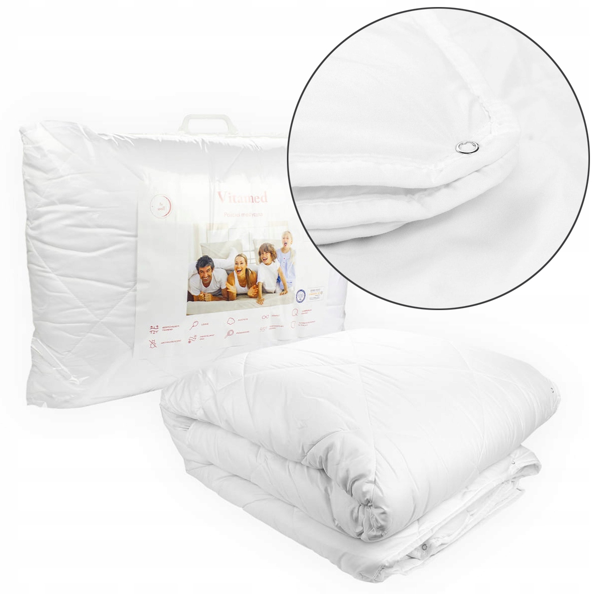 

Podwójna Kołdra Vitamed 4pory roku 180X200 Poldaun