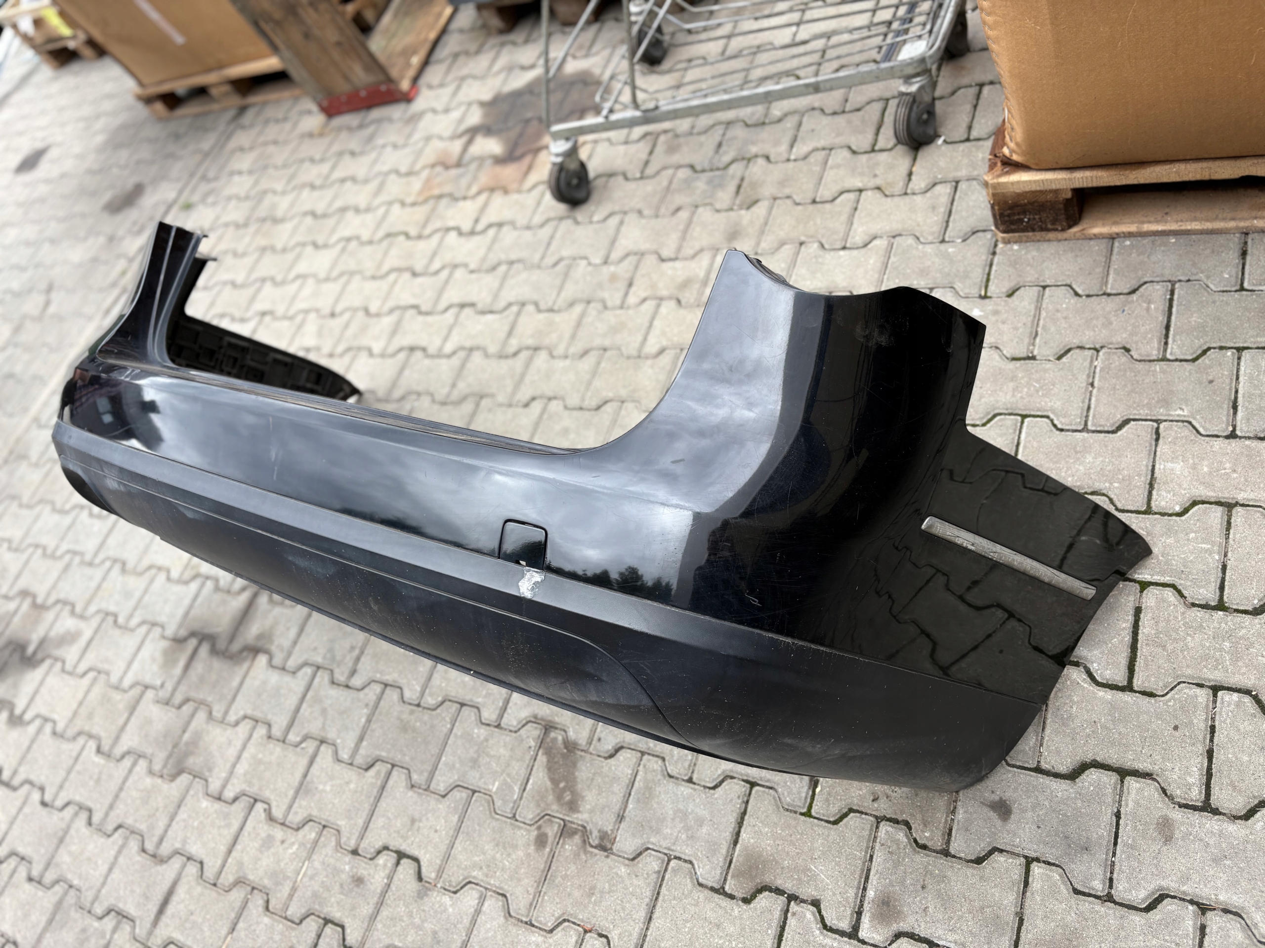 bumper rear part VW PASSAT B6 KOMBI LC9X without PDC