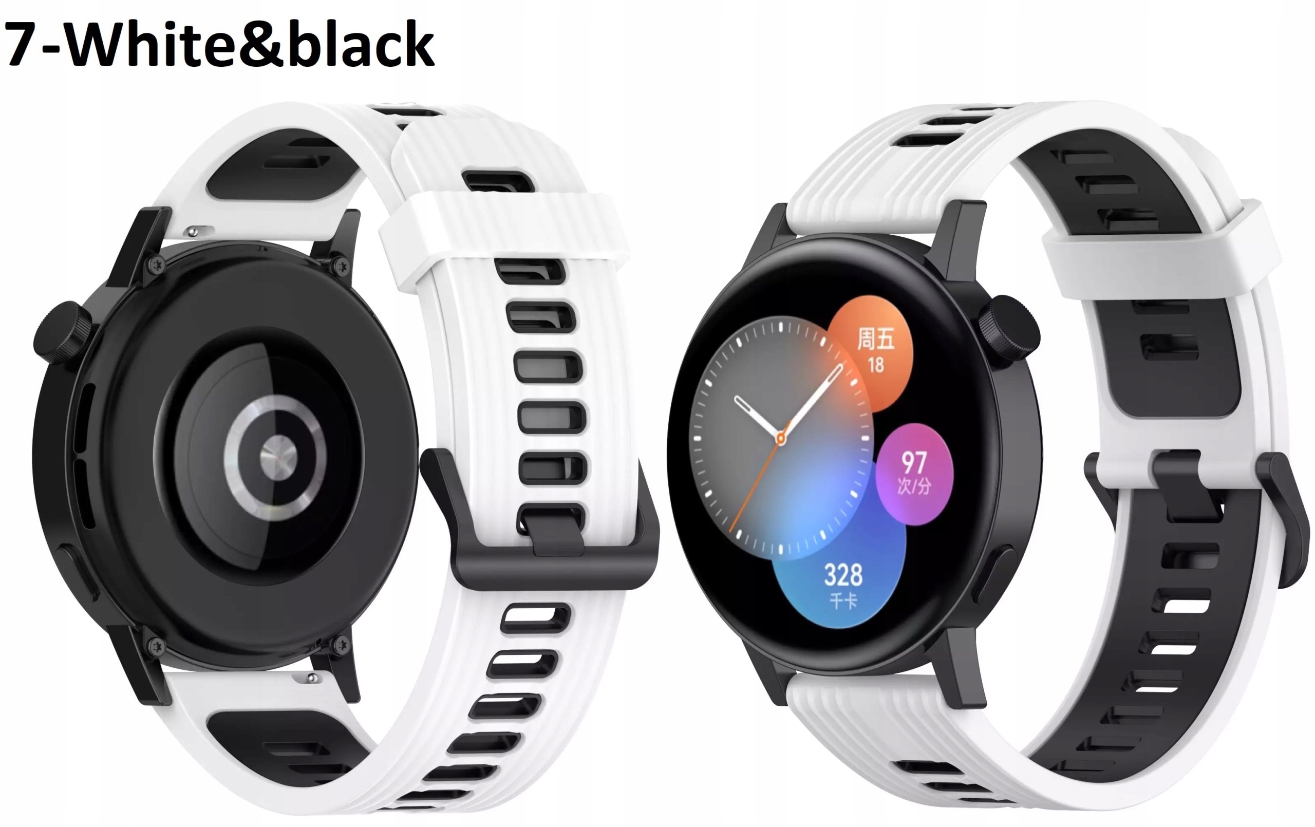 PASEK DO HUAWEI WATCH GT 2 3 PRO Ceramic 43mm/42mm Active Elegant 20mm Pochodzenie zamiennik