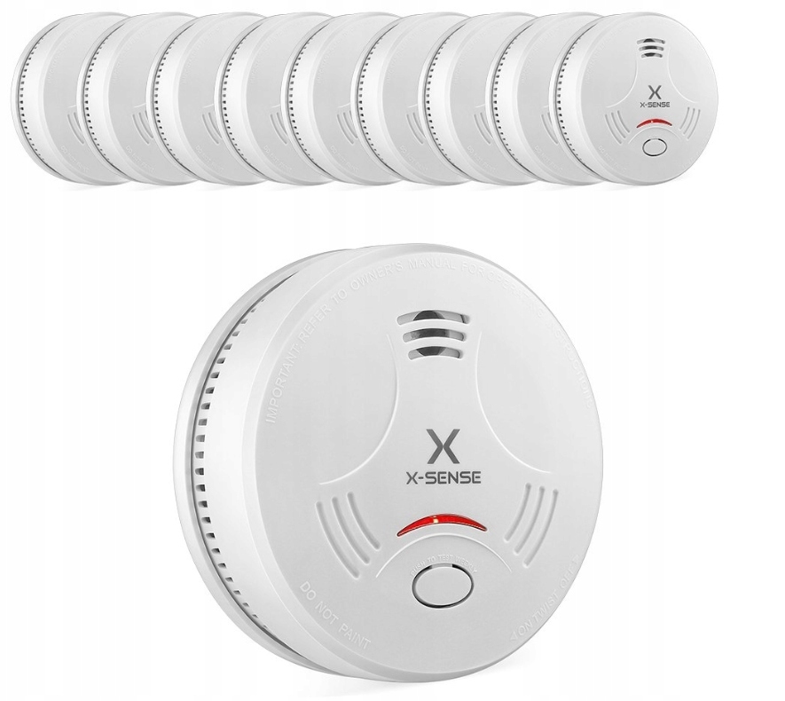 Senzor Dymu, Bezpečnostný Alarm X-sense SD11, Sada 10KS Pro