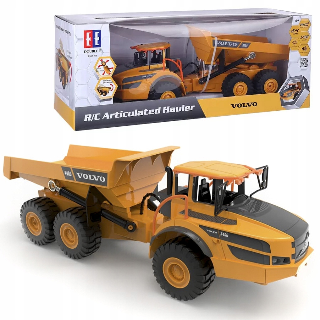 

Sterowana Wywrotka Ciężarówka Volvo Na Pilot Rc