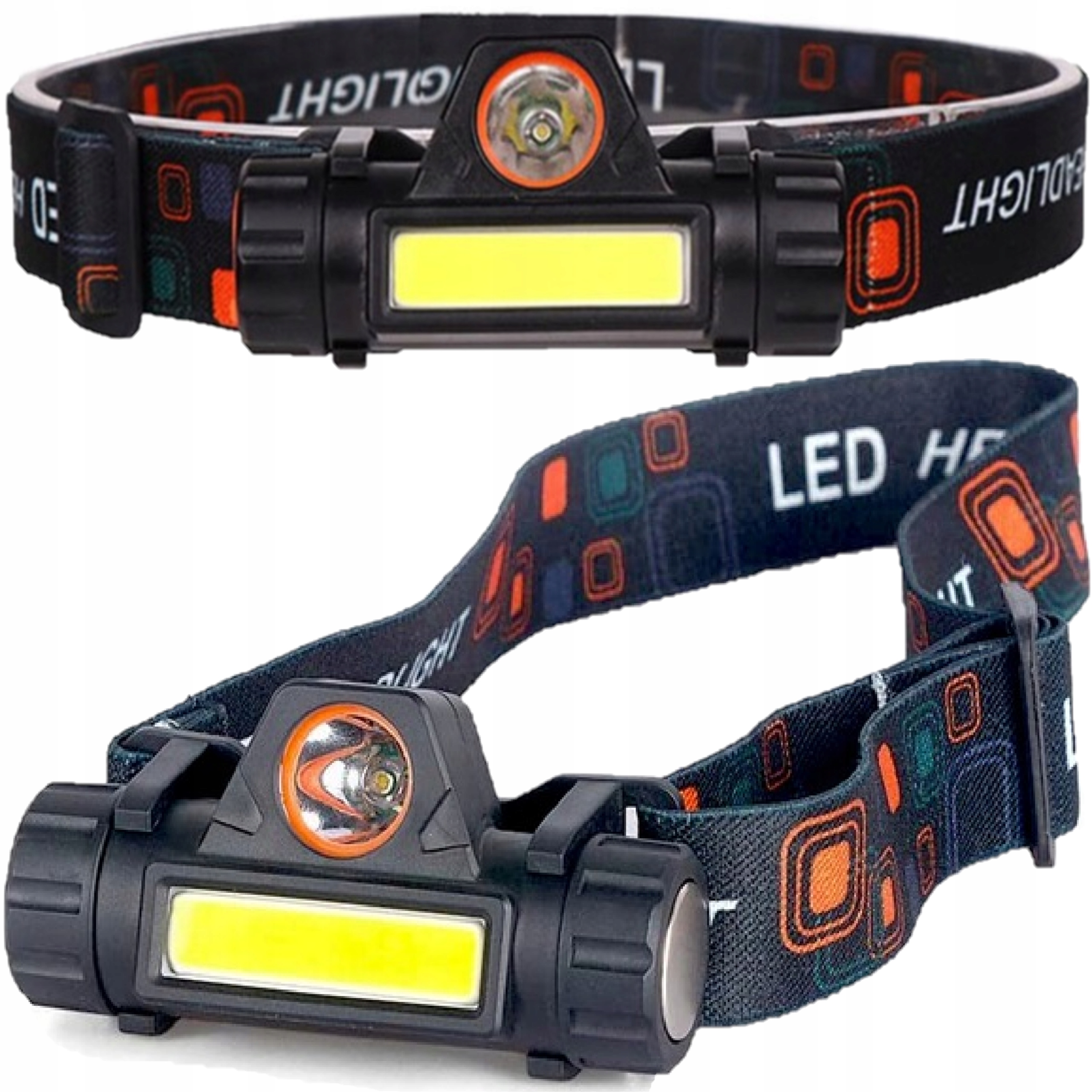 

Latarka Czołowa Cob 4w1 Lampka Czołówka Z Magnesem