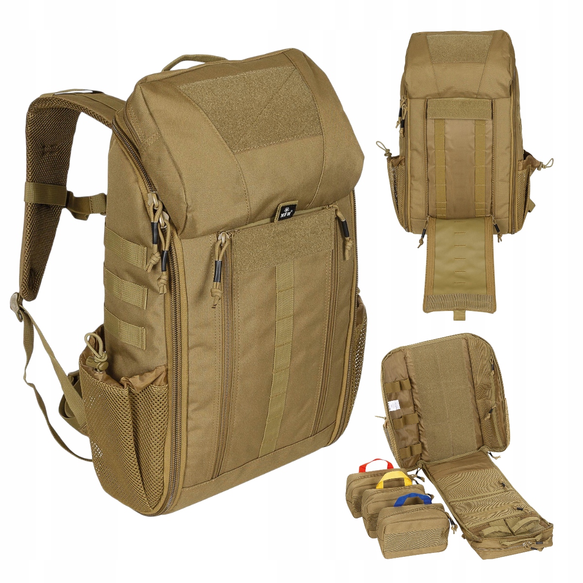 Plecak Taktyczny Ratowniczy Medic Pack Mfh 30 L Coyote Clamshell