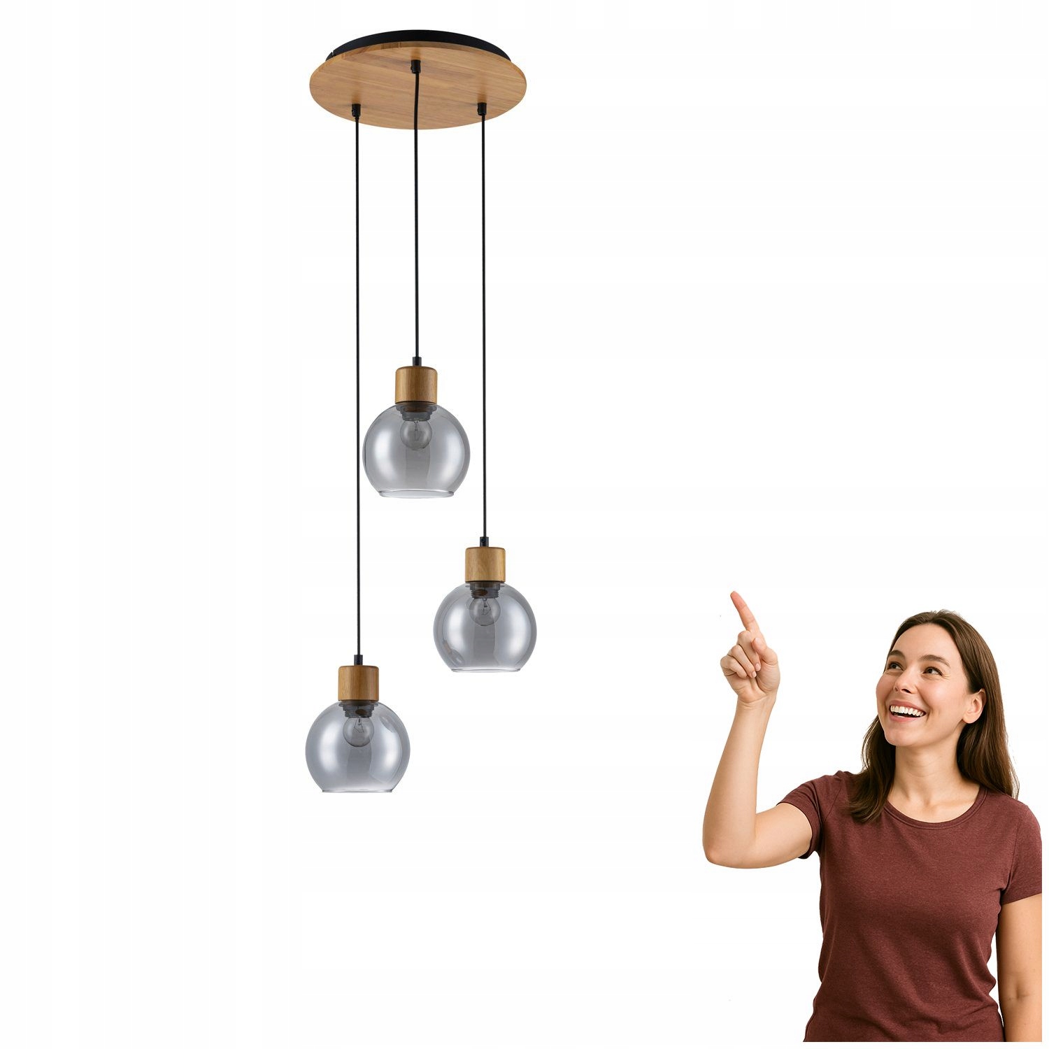 Závěsná lampa Velma PND-67505-3-WD Italux
