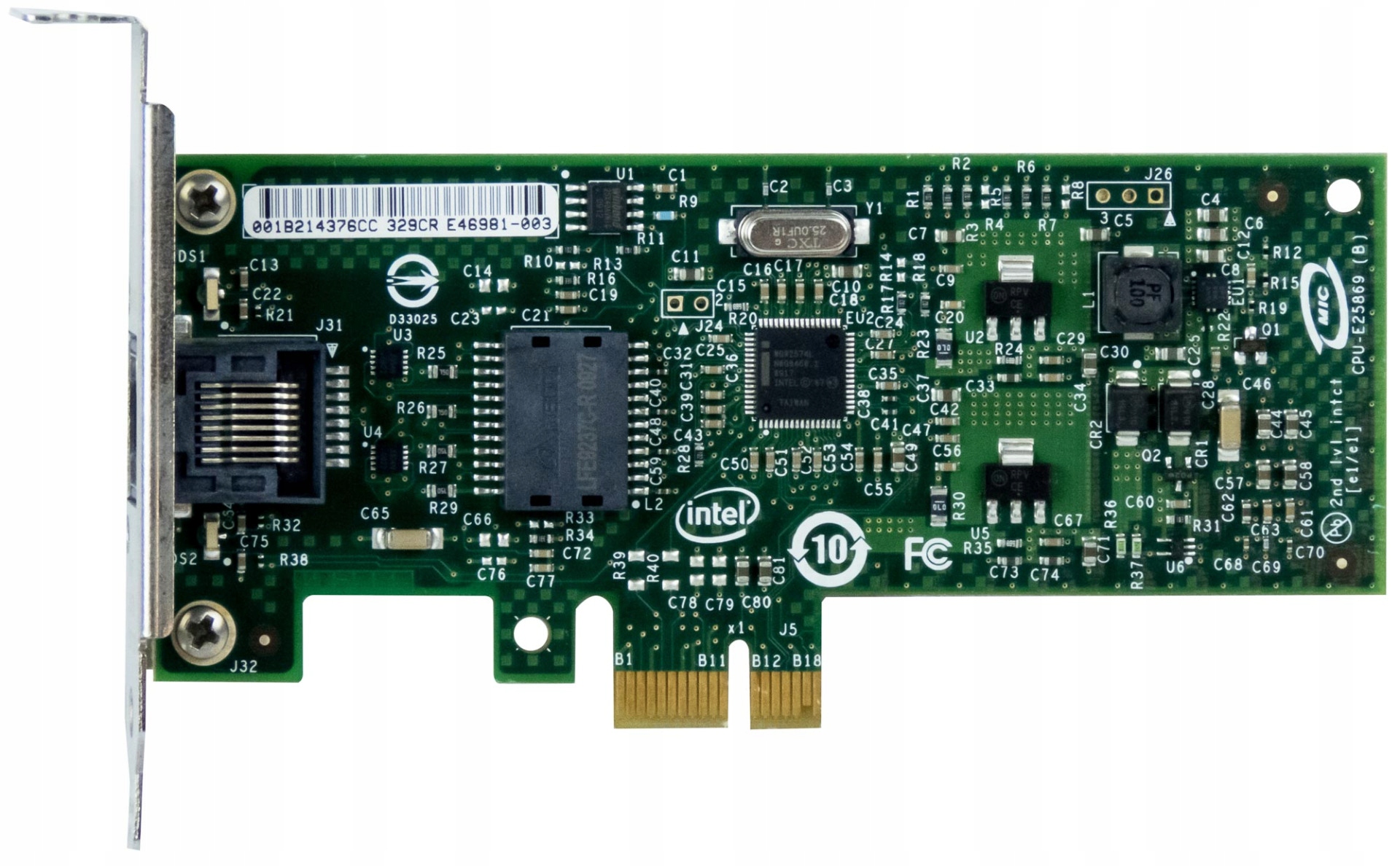 Intel Gigabit Ct EXPI9301CTBLK RJ45 PCIe x1 Lp