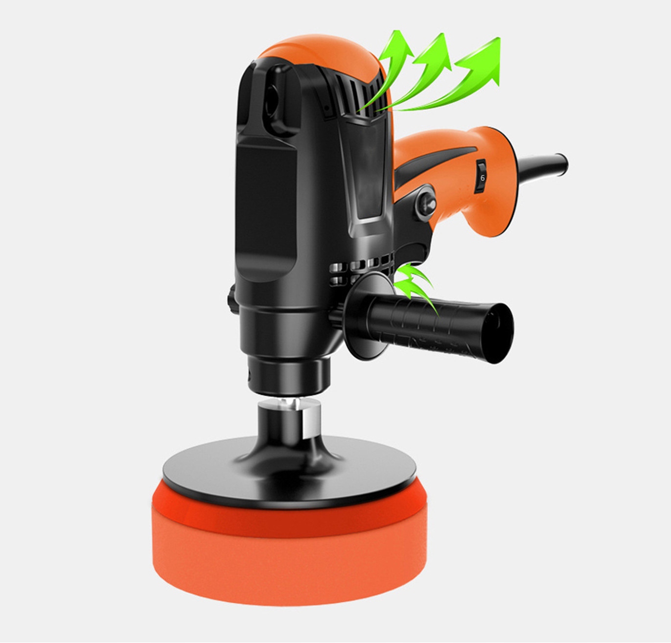 6-СТУПЕНЧАТАЯ АВТОМОБИЛЬНАЯ ЭЛЕКТРИЧЕСКАЯ ПОЛИРОВАЛЬНАЯ МАШИНА