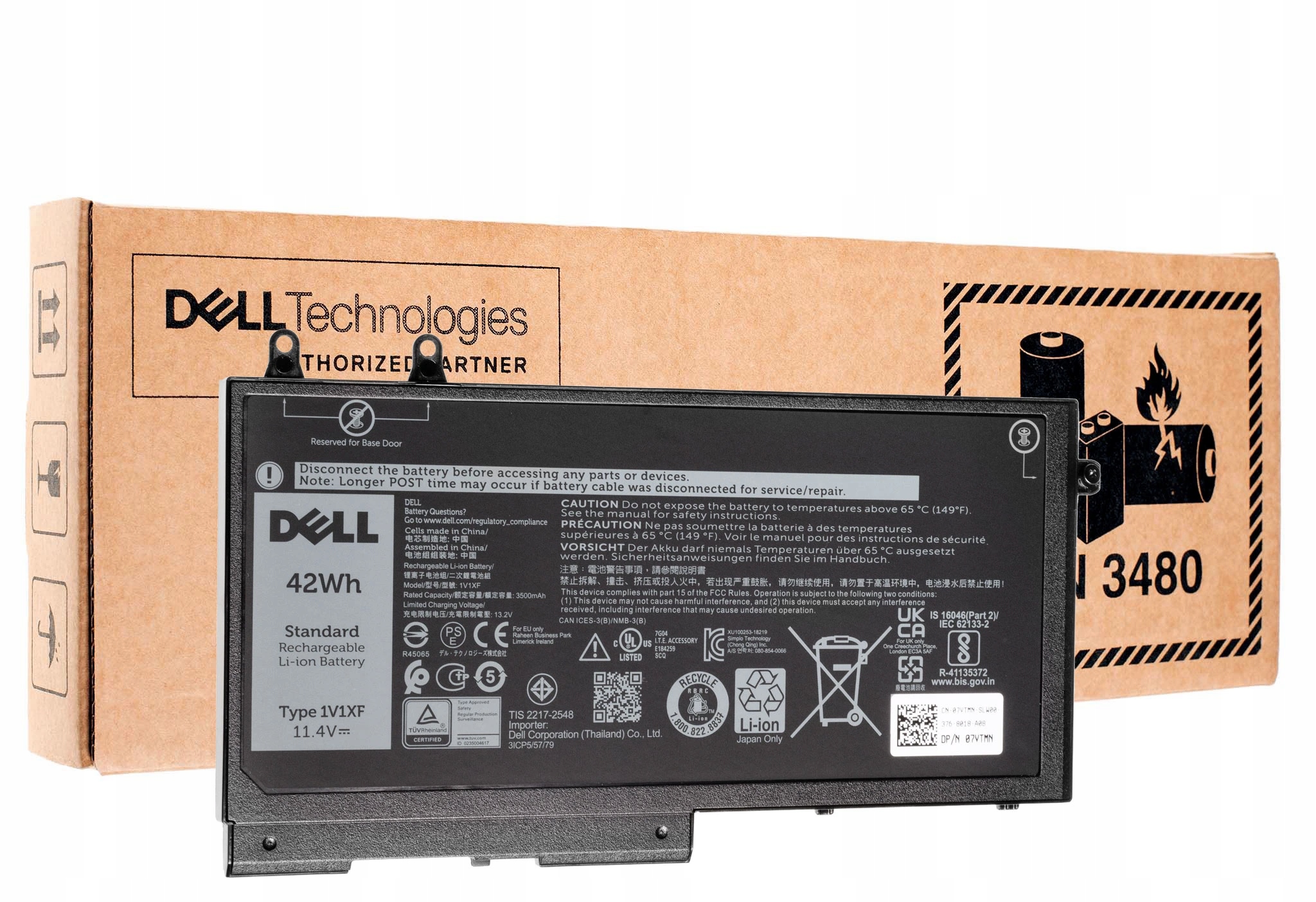 Originál Batéria Latitude 5400 5410 5500 5510 1V1XF 42Wh 7VTMN