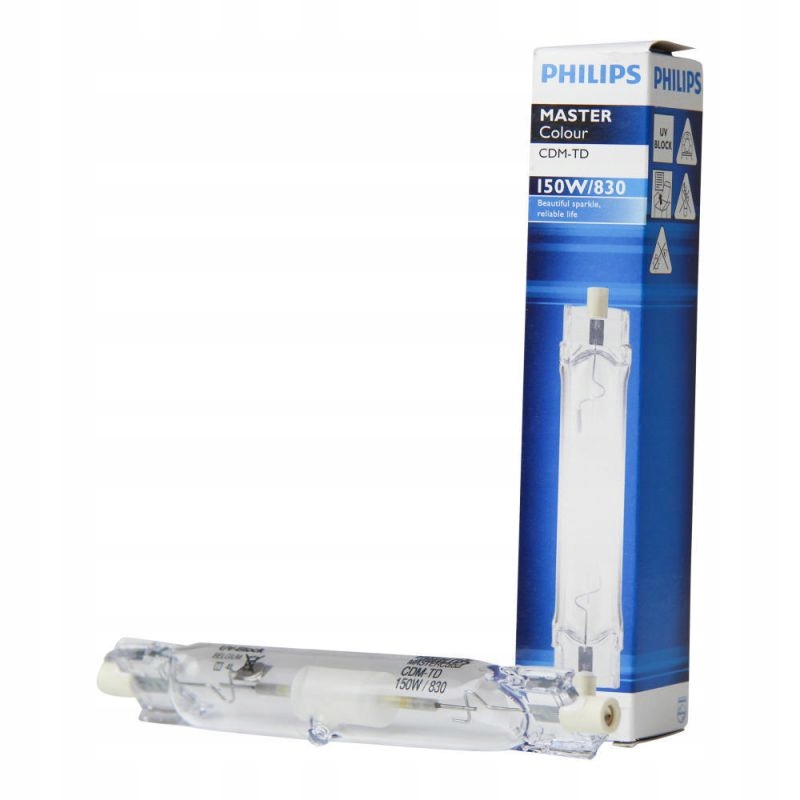 Żarówka metalohalogenowa Philips Cdm-td 150W 830 Rx7s lampa MasterColour
