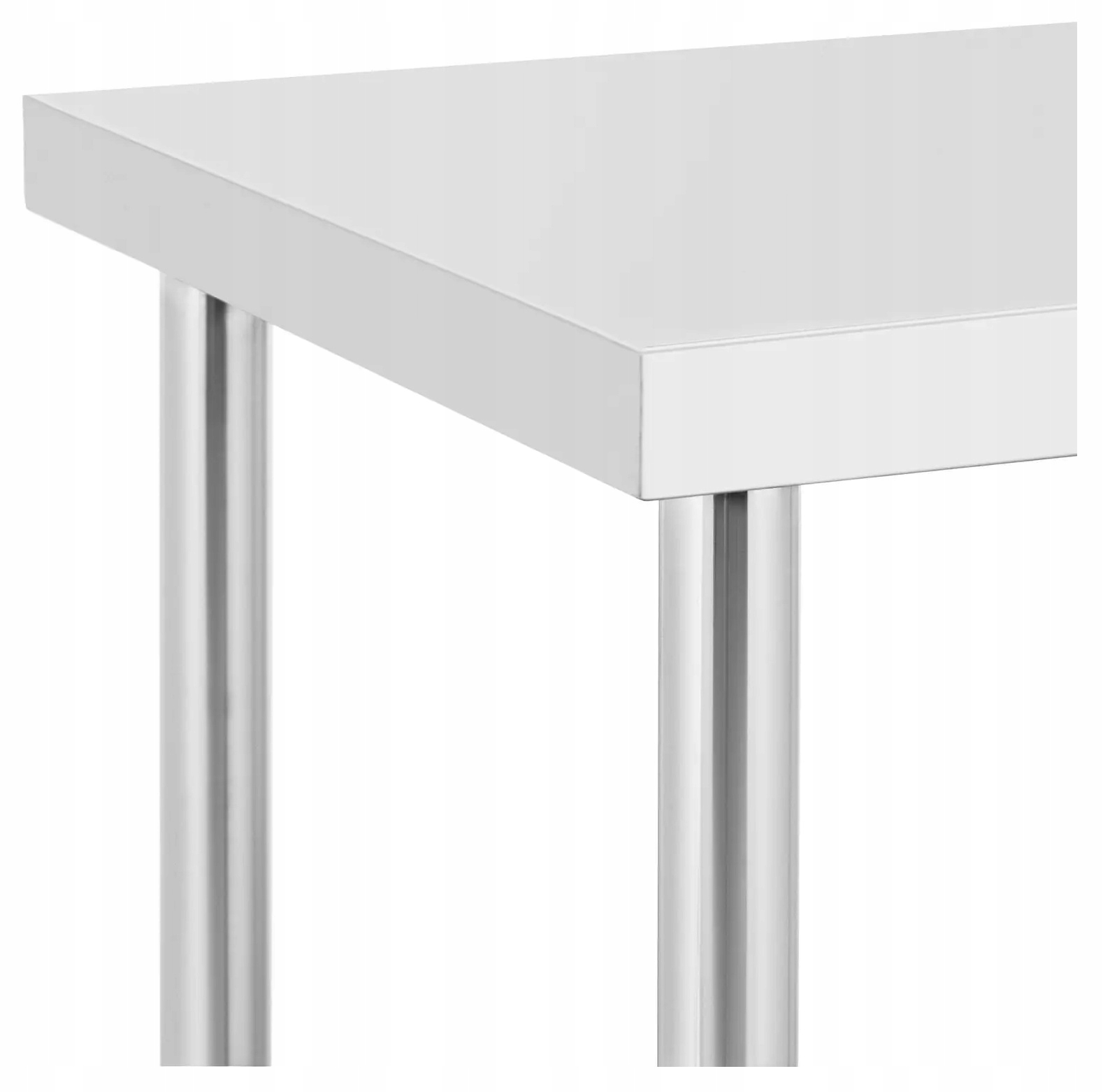 Stół nierdzewny z półka kółka 120x60 Royal Catering RCAT-120/60-W 10012804