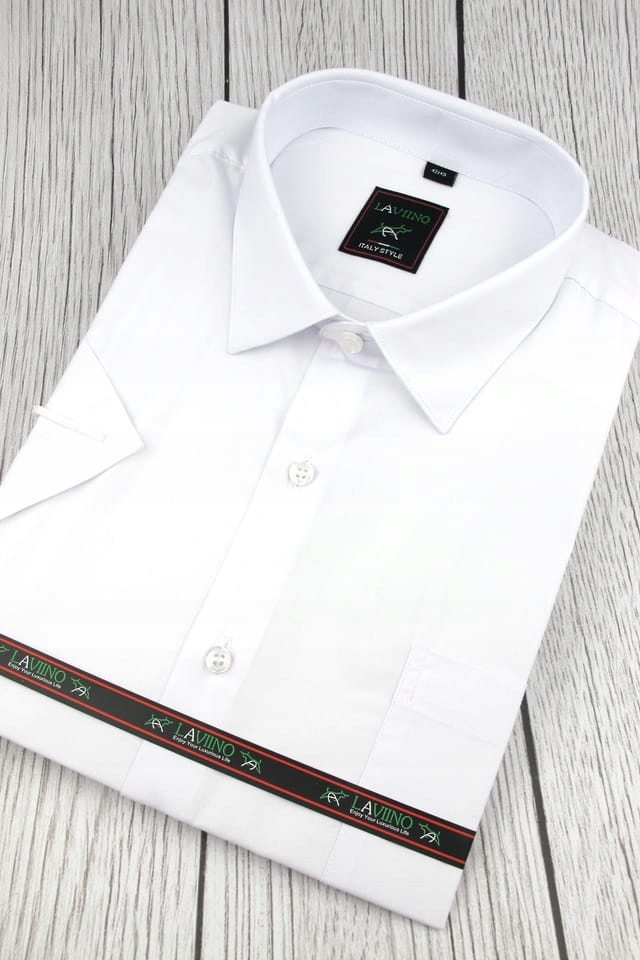 Duża Koszula Męska Elegancka Wizytowa do garnituru Duże rozmiary K740 Fason regular