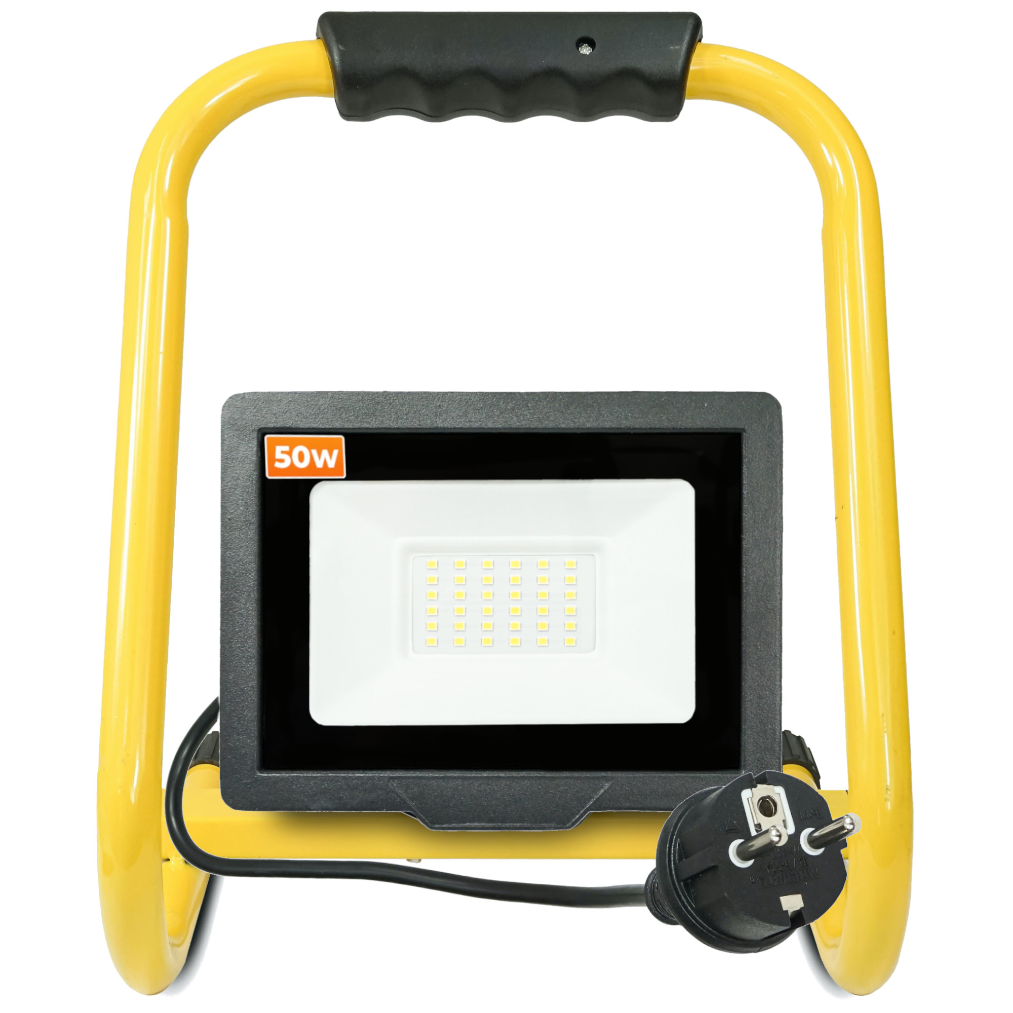 Halogen Naświetlacz Led 50W z kablem + statyw H4