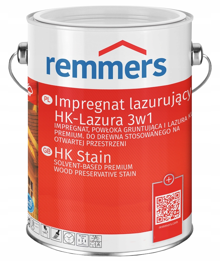 Remmers HK-Lasur impregnat do drewna 2,5L Teak Zastosowanie inne Domki i altany Ogrodzenia