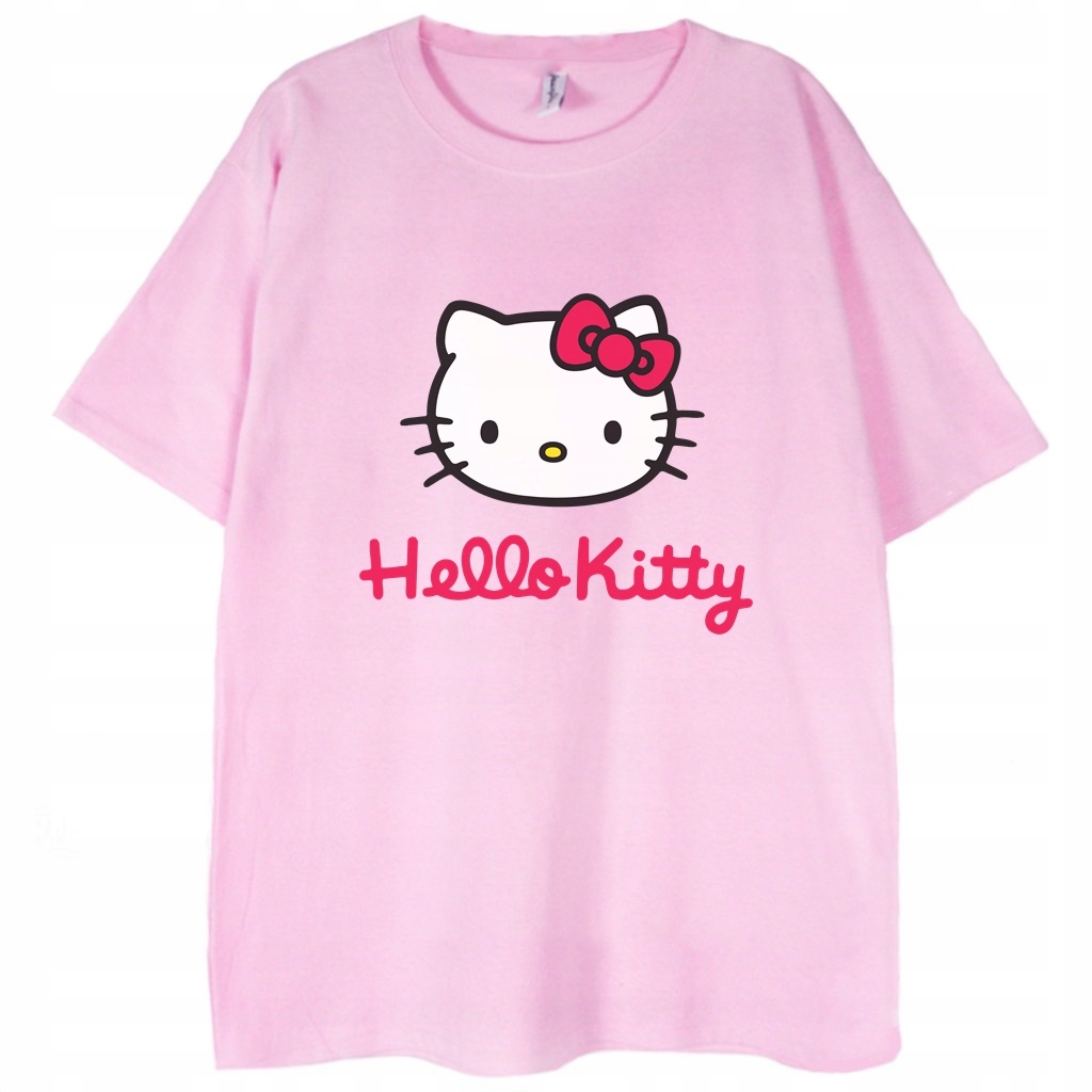 

T-shirt Hello Kitty kawai kot różowa koszulka M