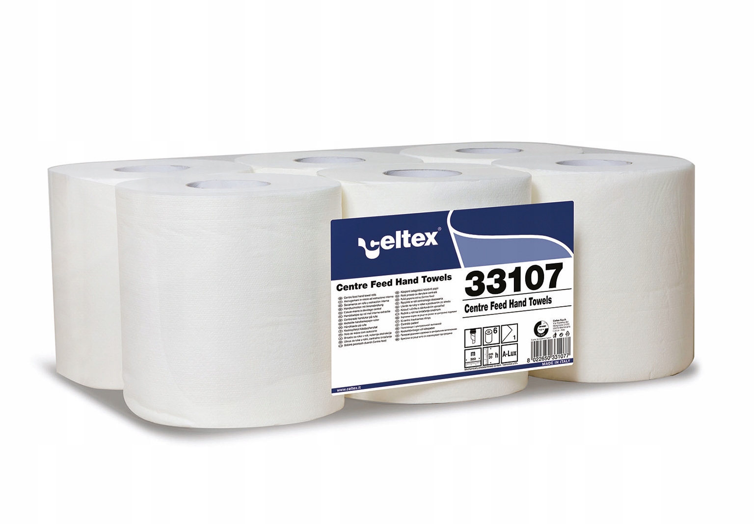 6 x Papírové ručníky Celtex Maxipull 6x300 m
